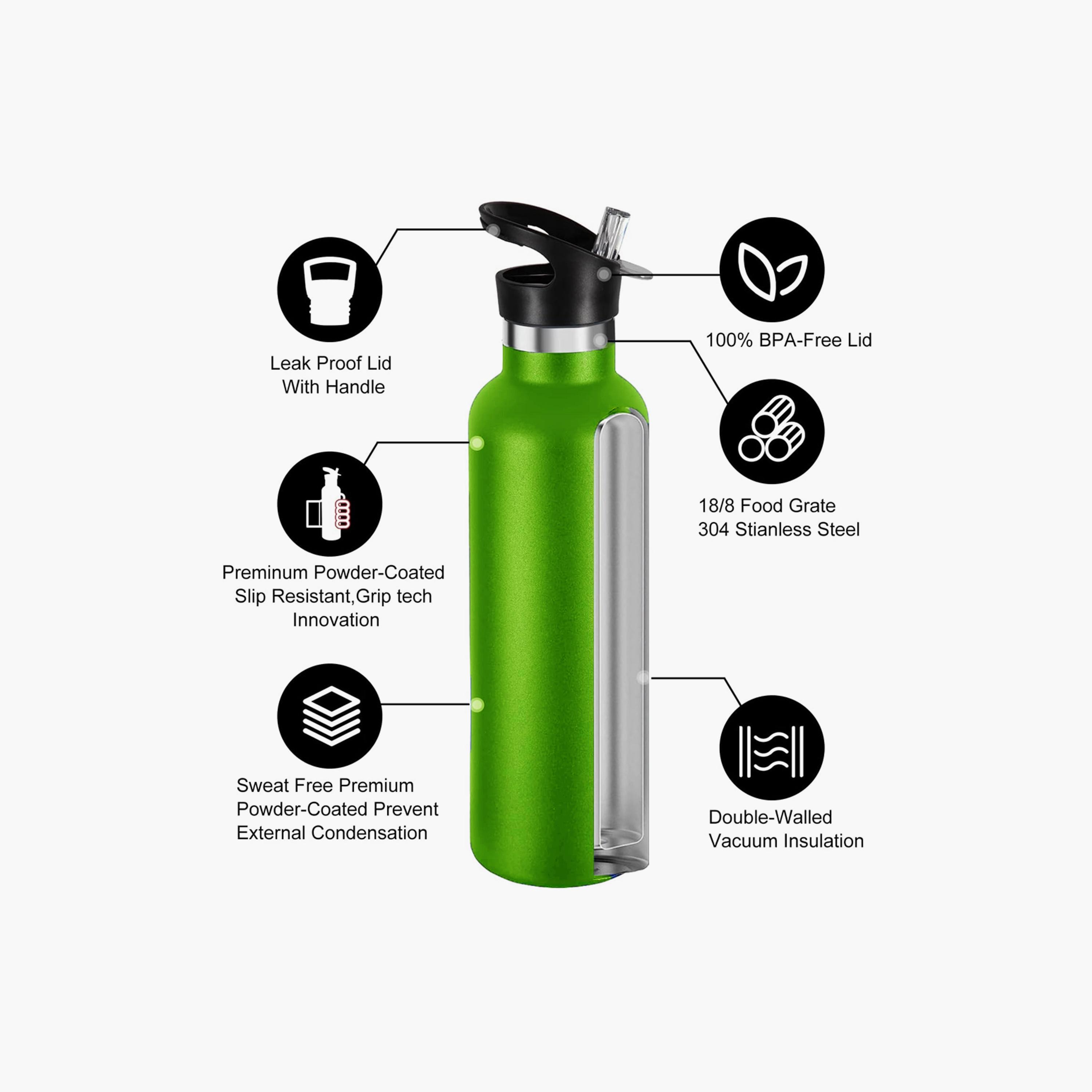 Star Babies Jungle Print Water Bottle - 500ml-school-waterbottles-image-5