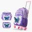 Eazy Kids Butterfly 4-Piece 18-inch Backpack with Pencil Case and Lunch Bag Set - 32x14x46 cm-InfluencerCodes_Ramadan26_All_20012026-image-1