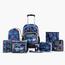 Eazy Kids Car Racing 9-Piece 18-inch Backpack with Lunch Bag and Pencil Pouch Set - 32x14x45 cm-InfluencerCodes_Ramadan26_All_20012026-image-1