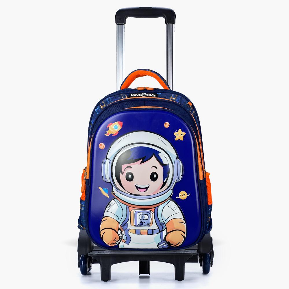 Nova Kids Astronaut 16.5-inch Backpack with Trolley - 42x31x21 cm