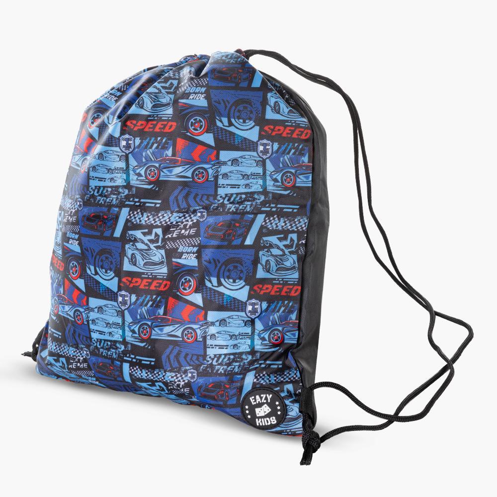 Eazy Kids Drift Racing Drawstring Bag - 34x40 cm