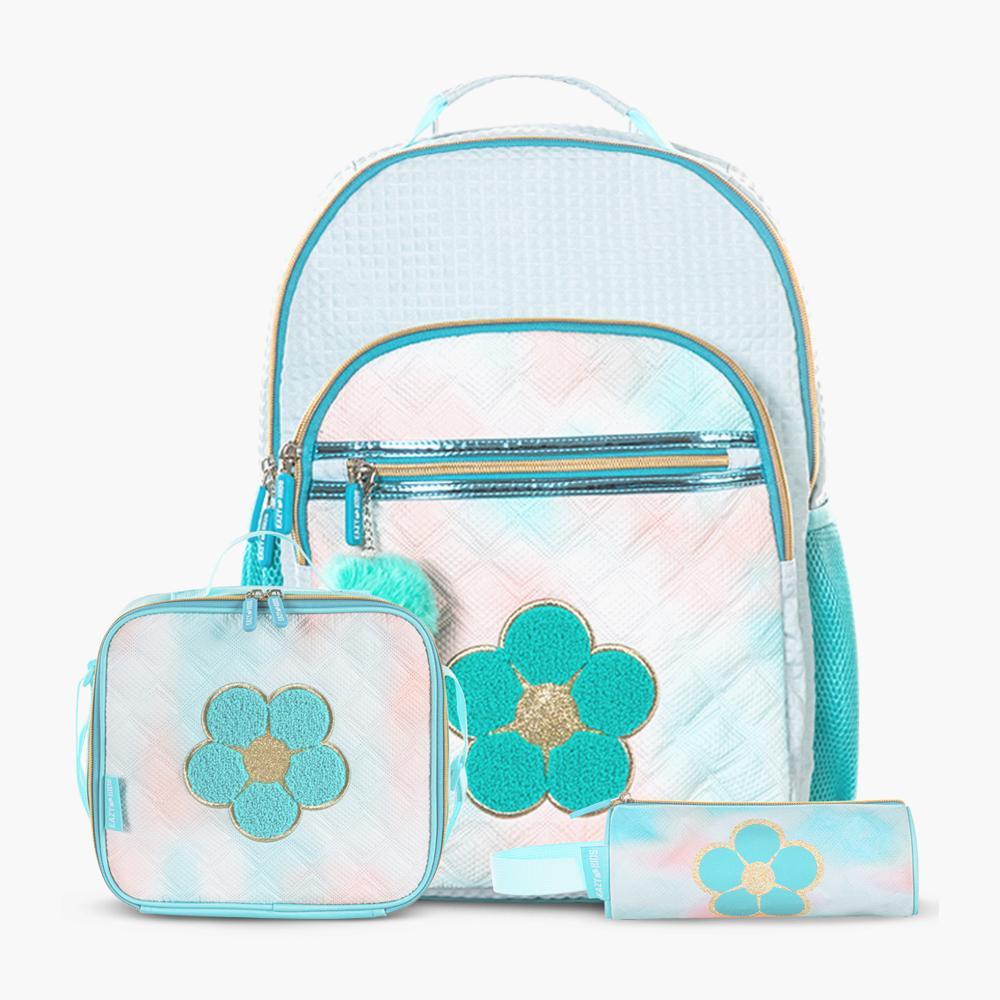 Eazy Kids 18-inch 3-Piece Backpack with Lunch Bag and Pencil Case - 32x15x45 cm