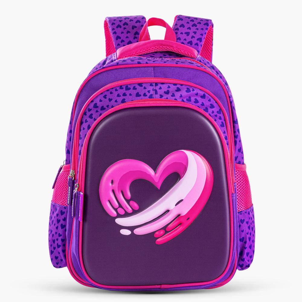 Eazy Kids Printed School Bag with Adjustable Shoulder Straps - 16 inches