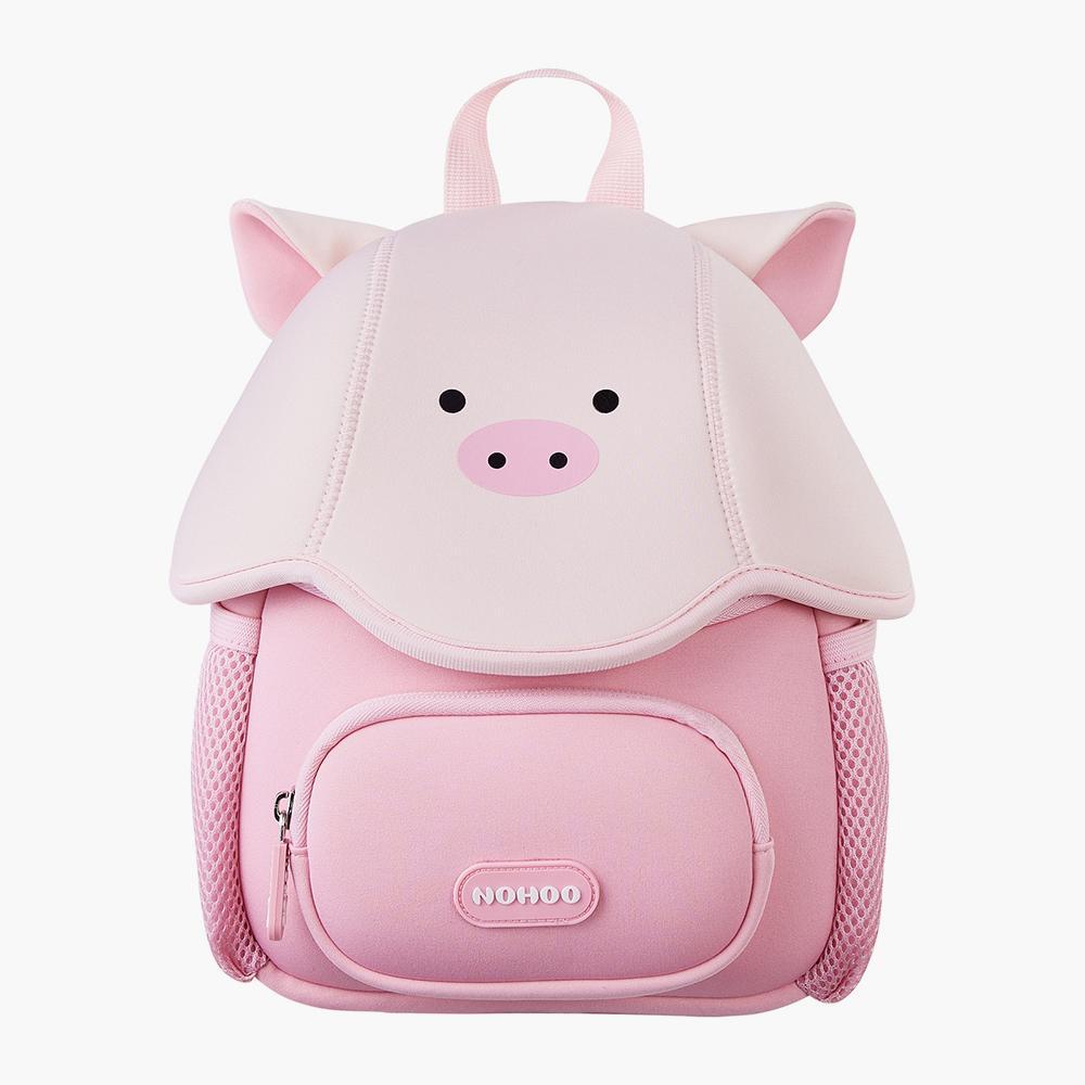Nohoo 3D Cute Peppa School Bag with Adjustable Shoulder Straps - 10 inches