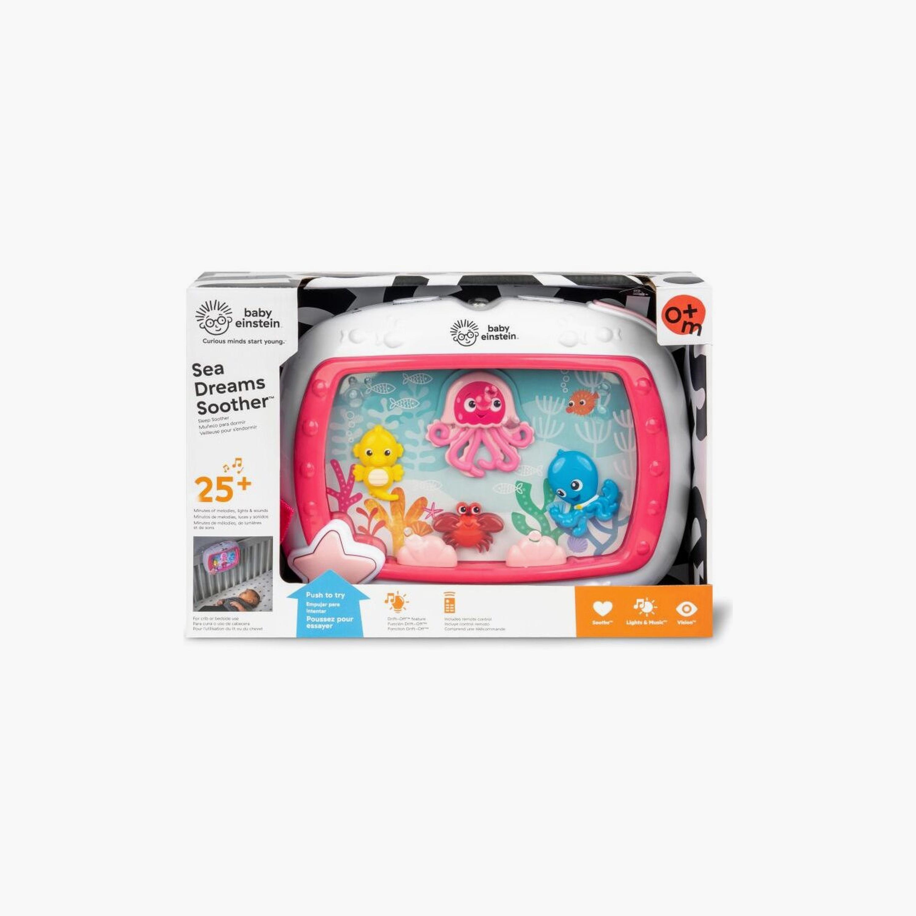 لعبة سرير مهدئة سي دريمز سوذر مع ريموت من بيبي آينشتاين-baby-feeding-pacifiers-image-2