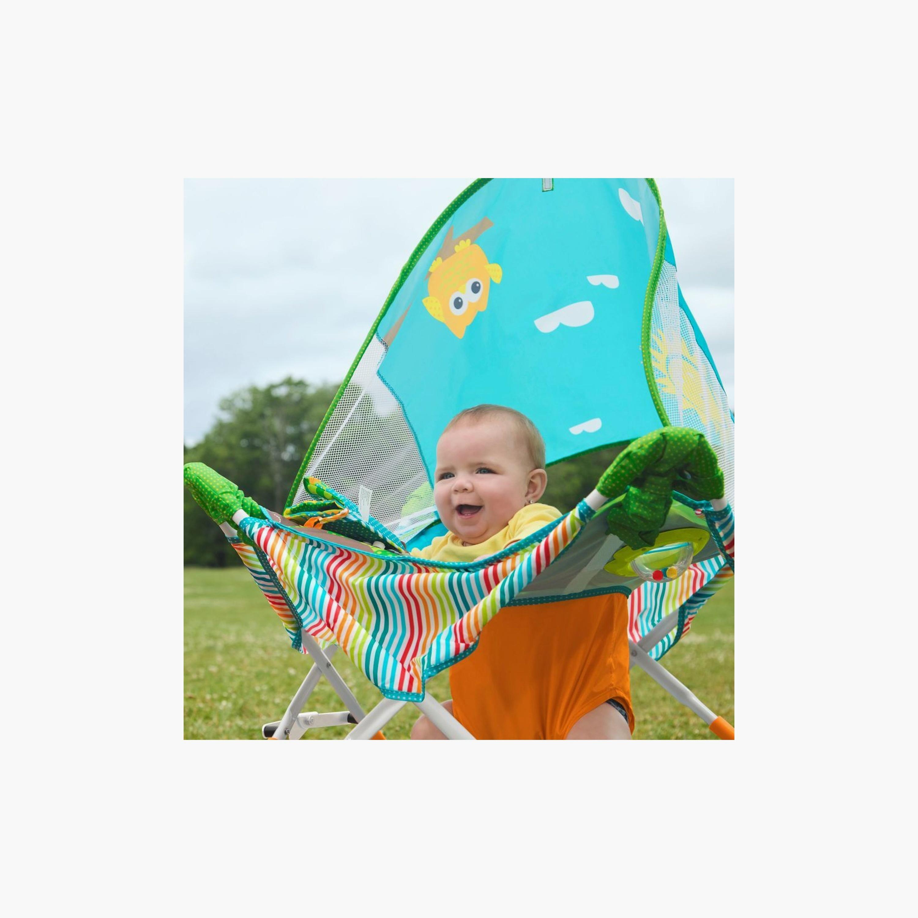 نطاطة أطفال محمولة بوب آن جمب غابة البومة من برايت ستارتس-baby-boys-clothing-jumpersandcardigans-image-6