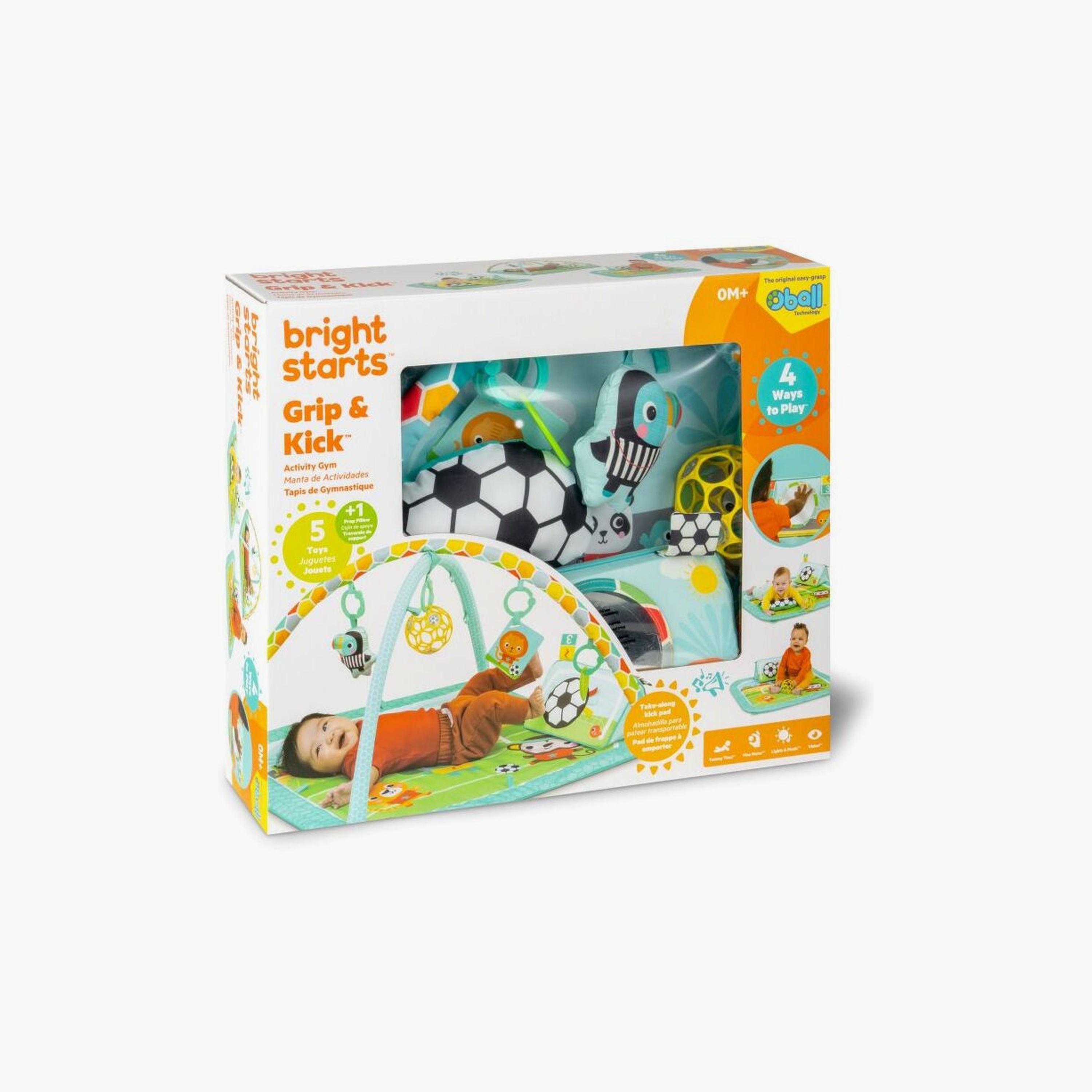 Bright Starts Grip & Kick Oball Activity Gym-baby-infantactivity-playgyms-image-2