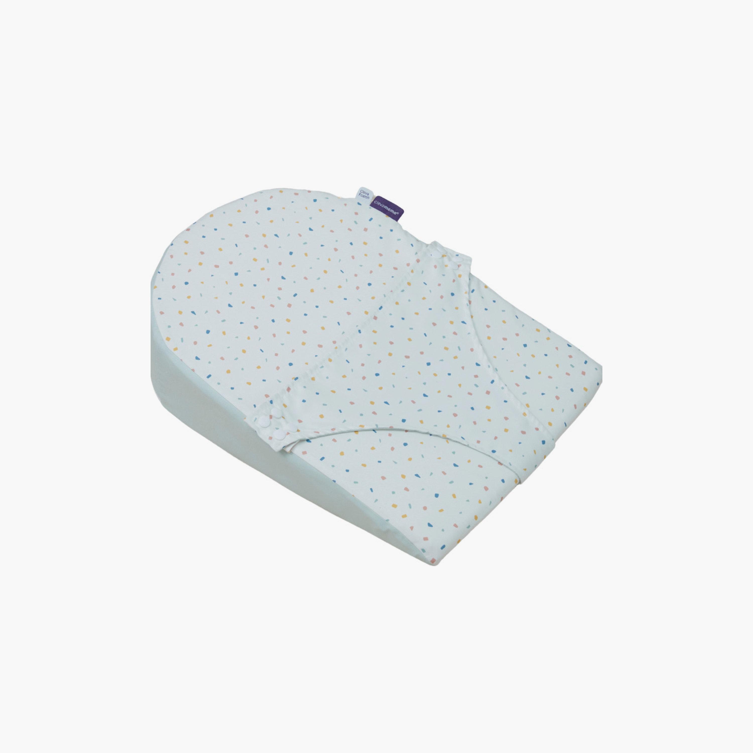 Clevamama Terrazo Printed ClevaFoam Reflux Wedge-baby-nursery-babybedding-image-1