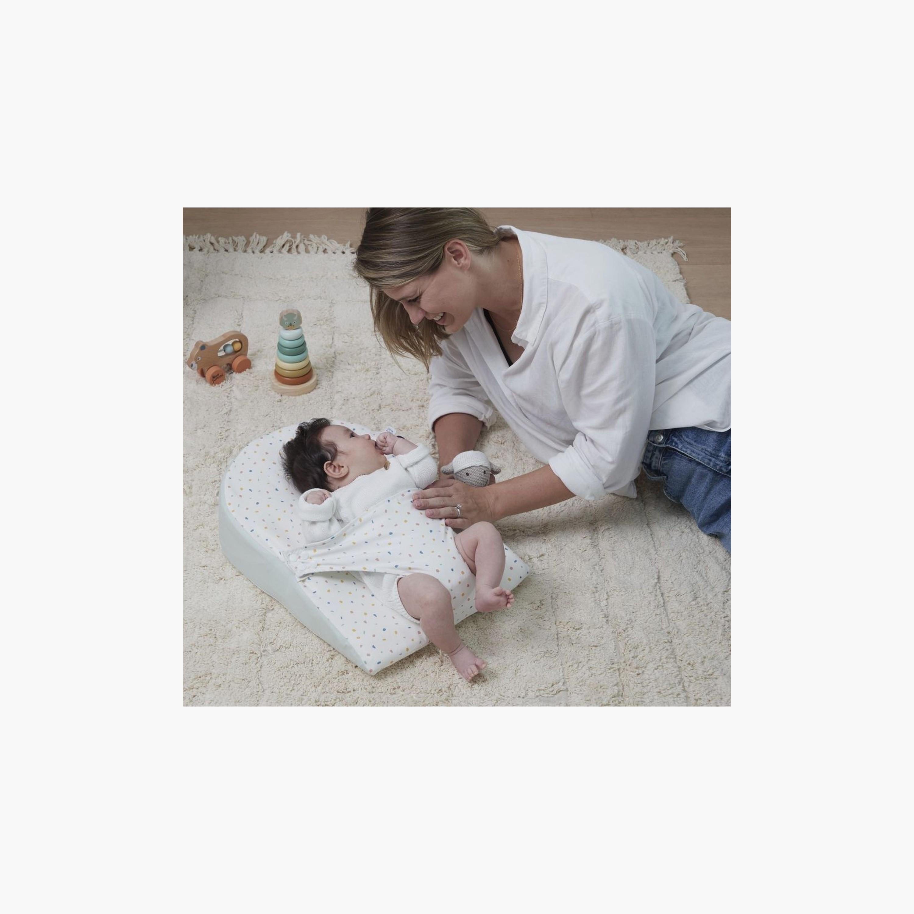 Clevamama Terrazo Printed ClevaFoam Reflux Wedge-baby-nursery-babybedding-image-3
