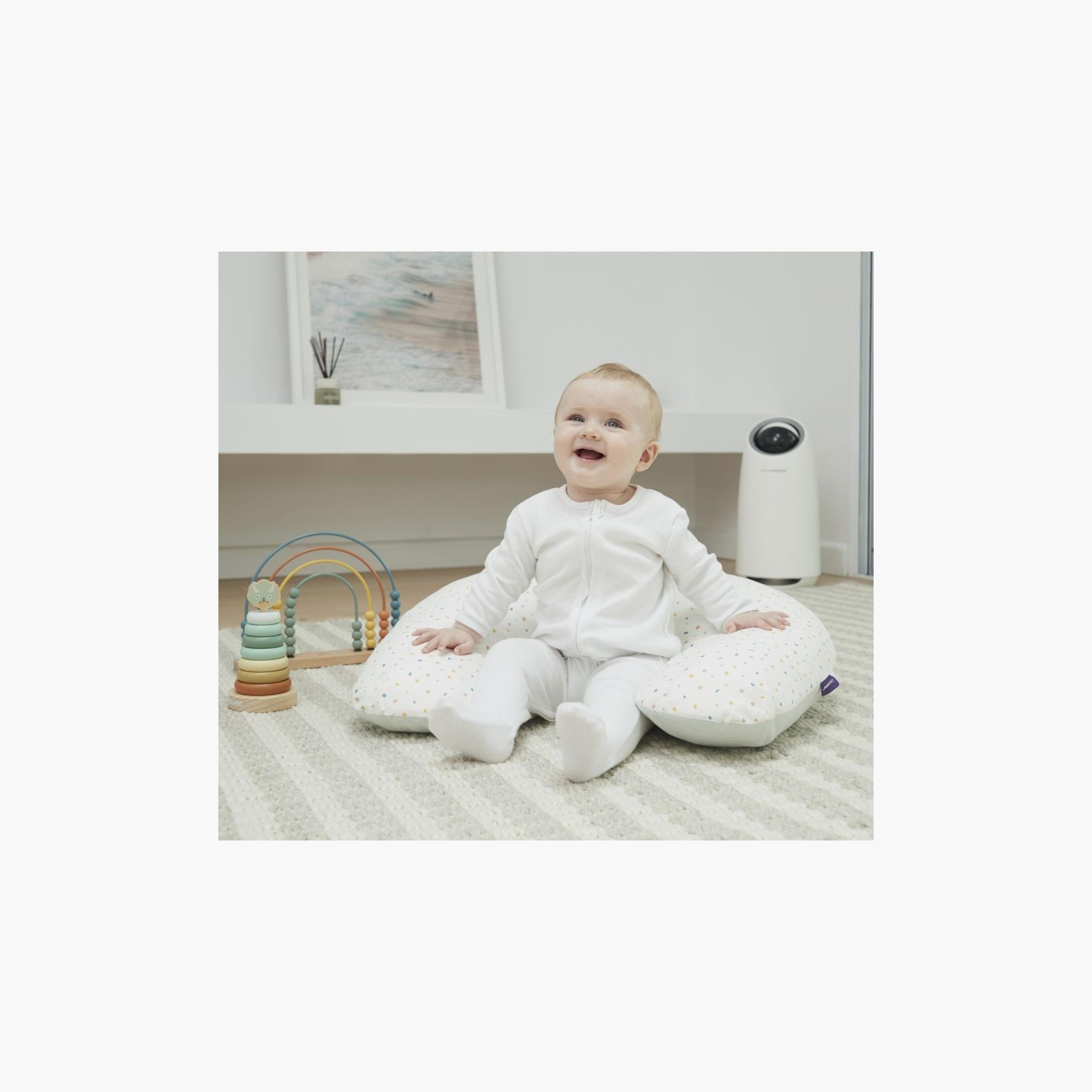 Clevamama Terrazzo Printed ClevaCushion Nursing Pillow & Baby Nest-baby-feeding-breastfeedingandcare-image-4