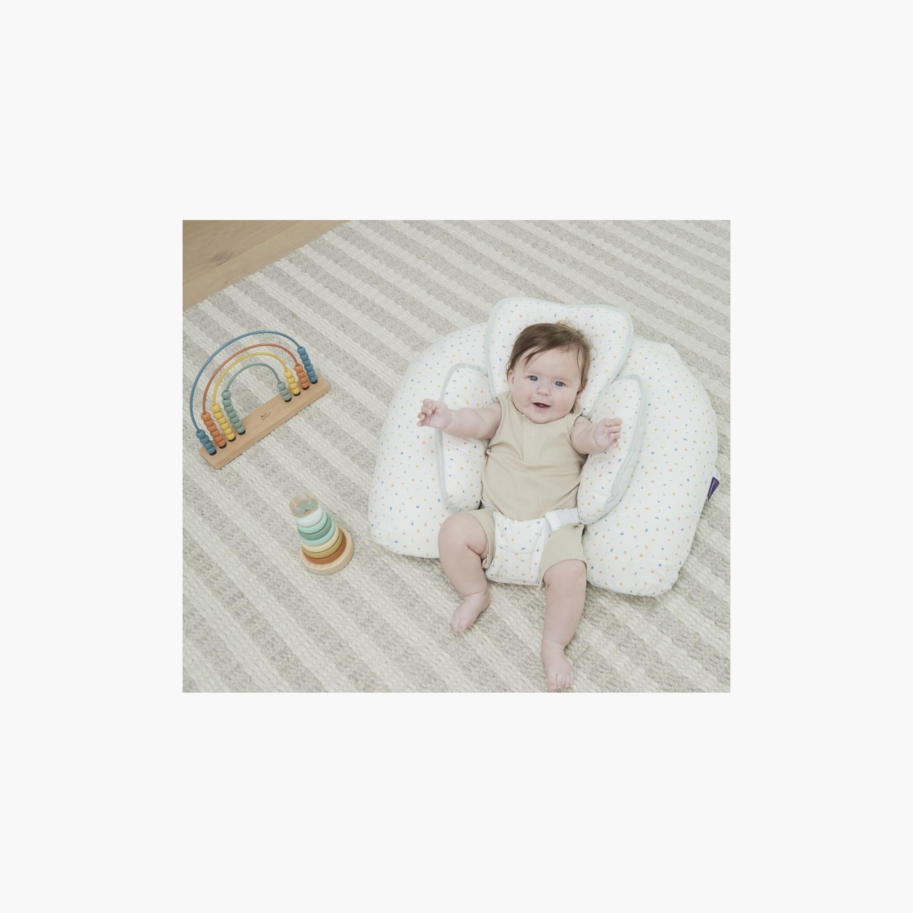Clevamama Terrazzo Printed ClevaCushion Nursing Pillow & Baby Nest-baby-feeding-breastfeedingandcare-image-5