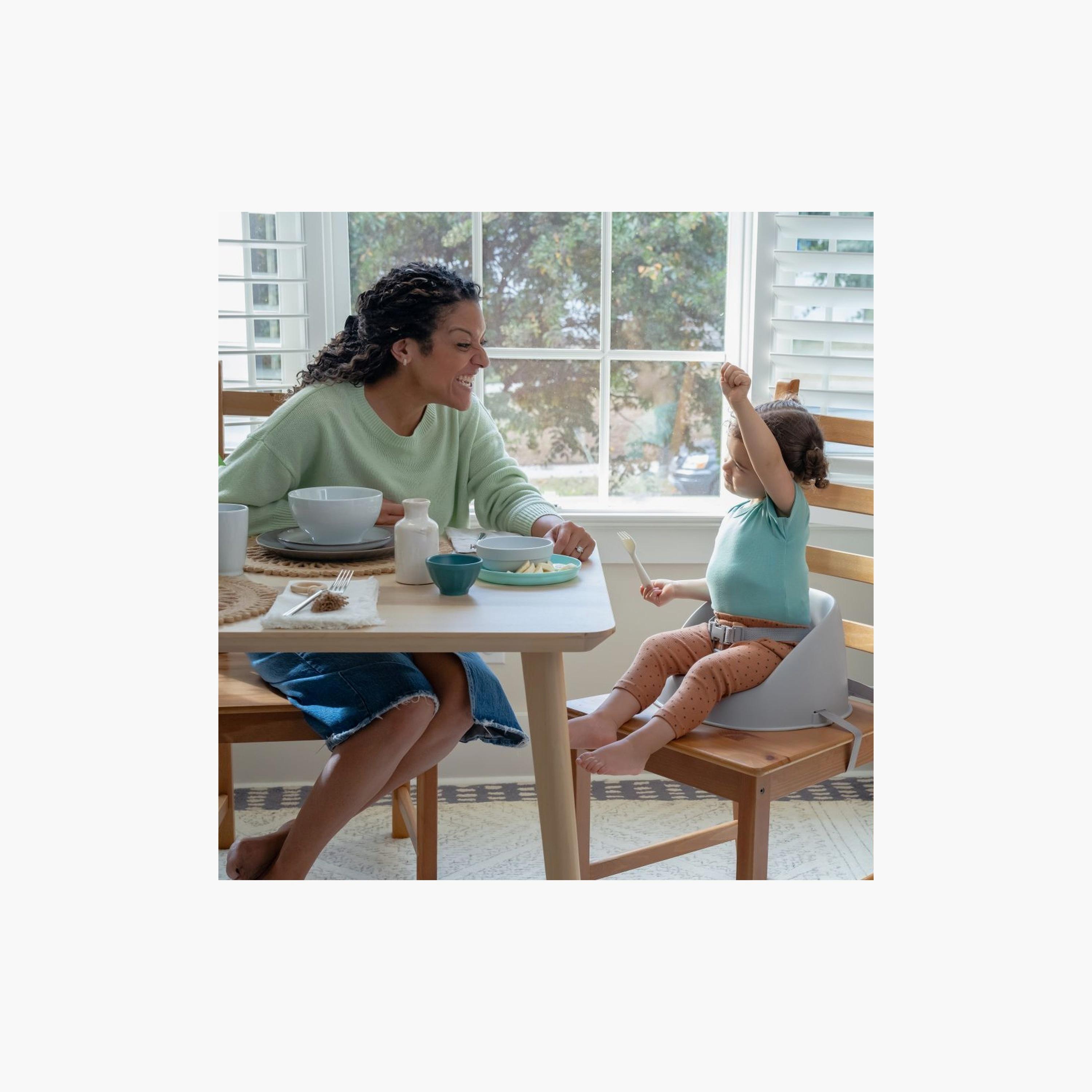 Ingenuity My Spot Easy-Clean Booster Seat - Grey-baby-feeding-highchairsandboosters-image-2