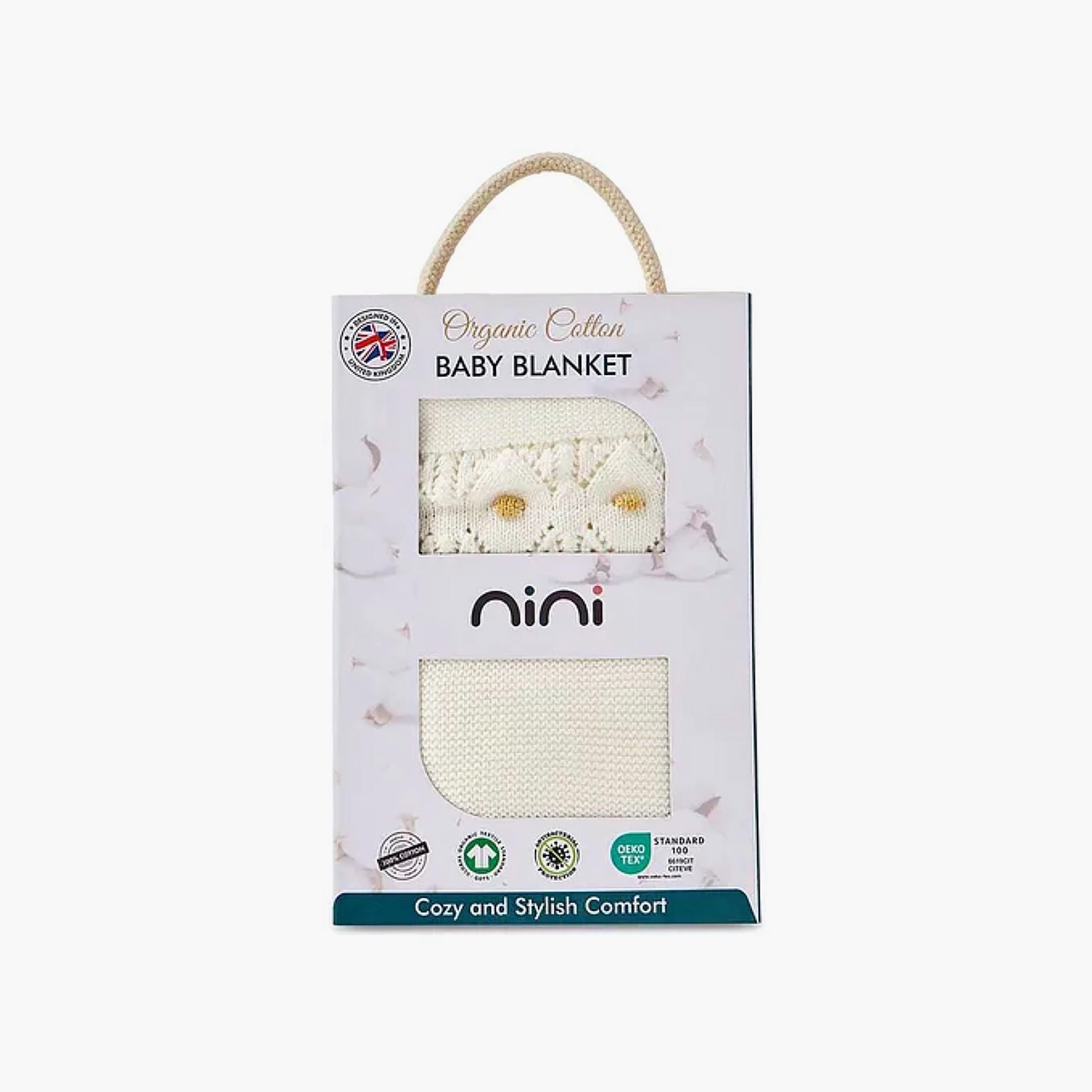 Nini Baby Organic Cotton Knitted Blanket - Snow White-baby-nursery-blanketsandswaddles-blanketsandquilts-image-10