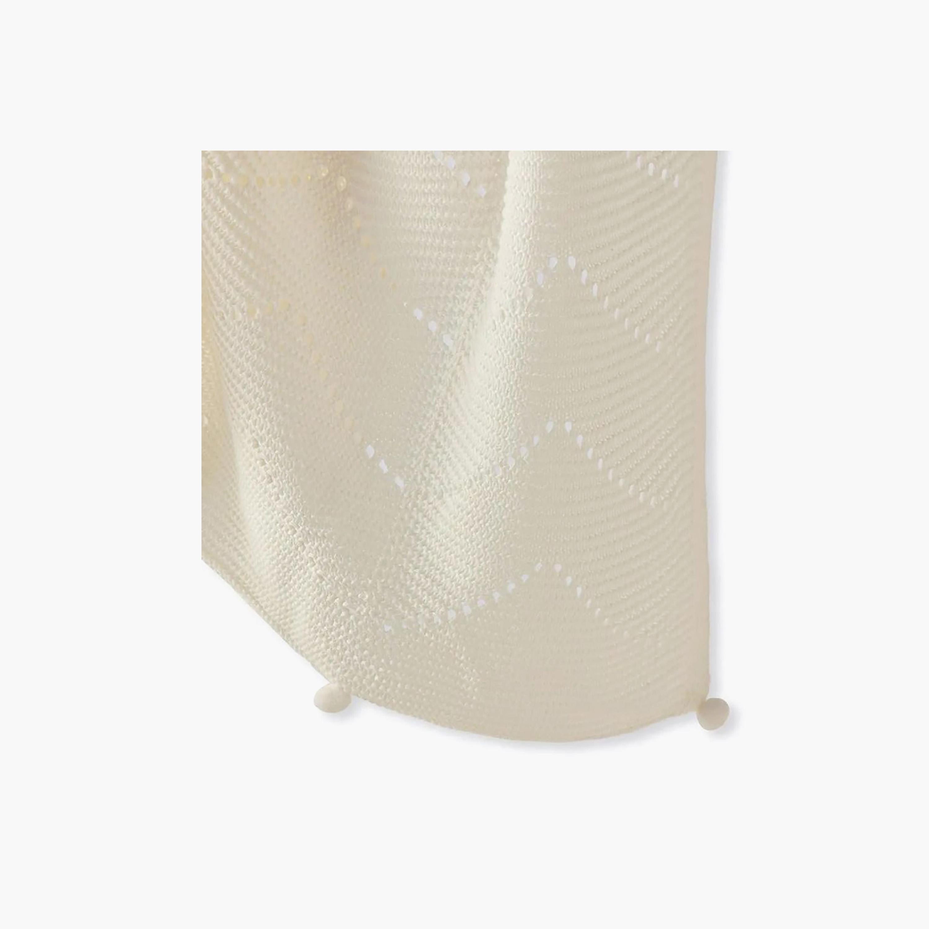 Nini Baby Organic Cotton Knitted Blanket - White-baby-nursery-blanketsandswaddles-blanketsandquilts-image-4