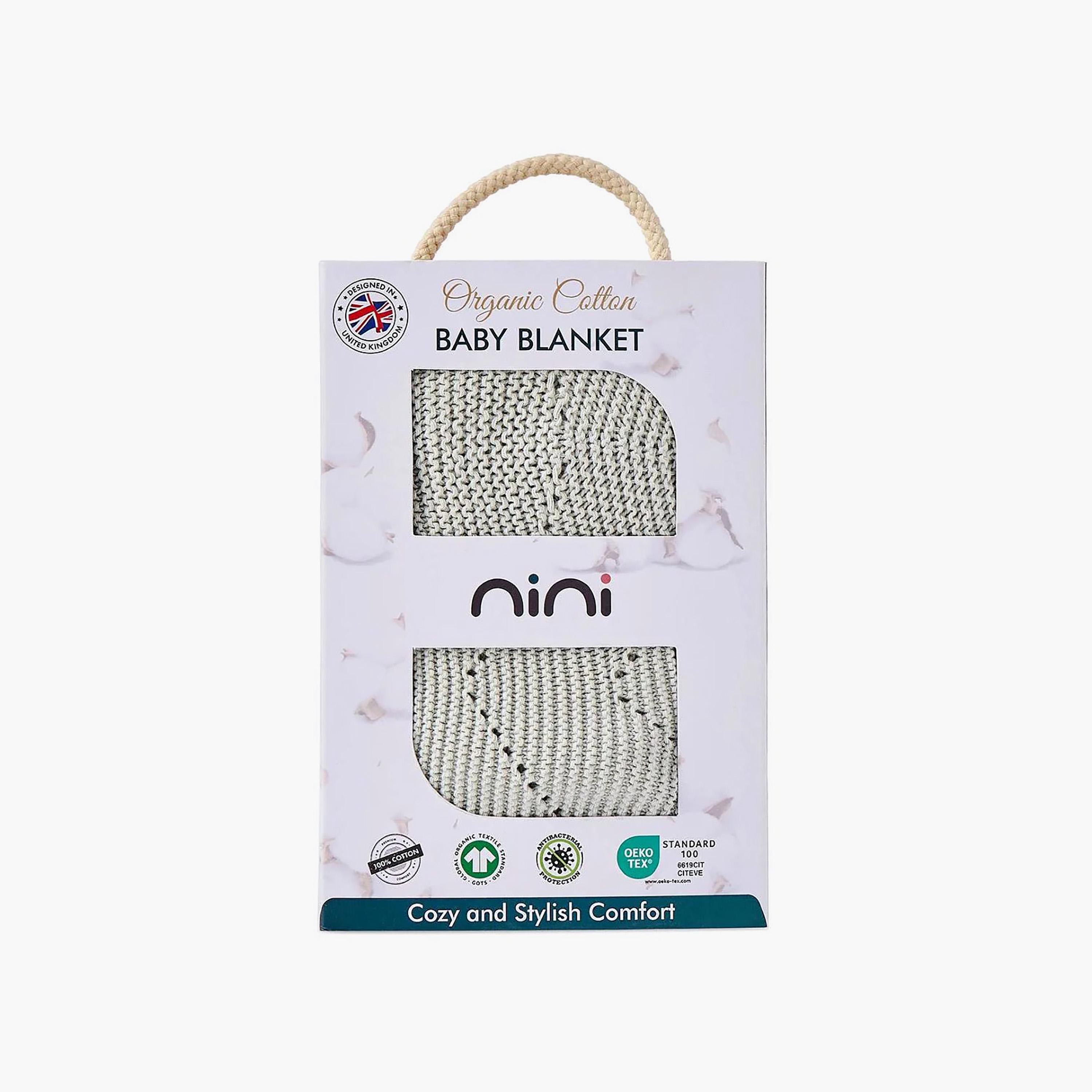 Nini Baby Organic Cotton Knitted Blanket - Oyster Grey-baby-nursery-blanketsandswaddles-blanketsandquilts-image-10