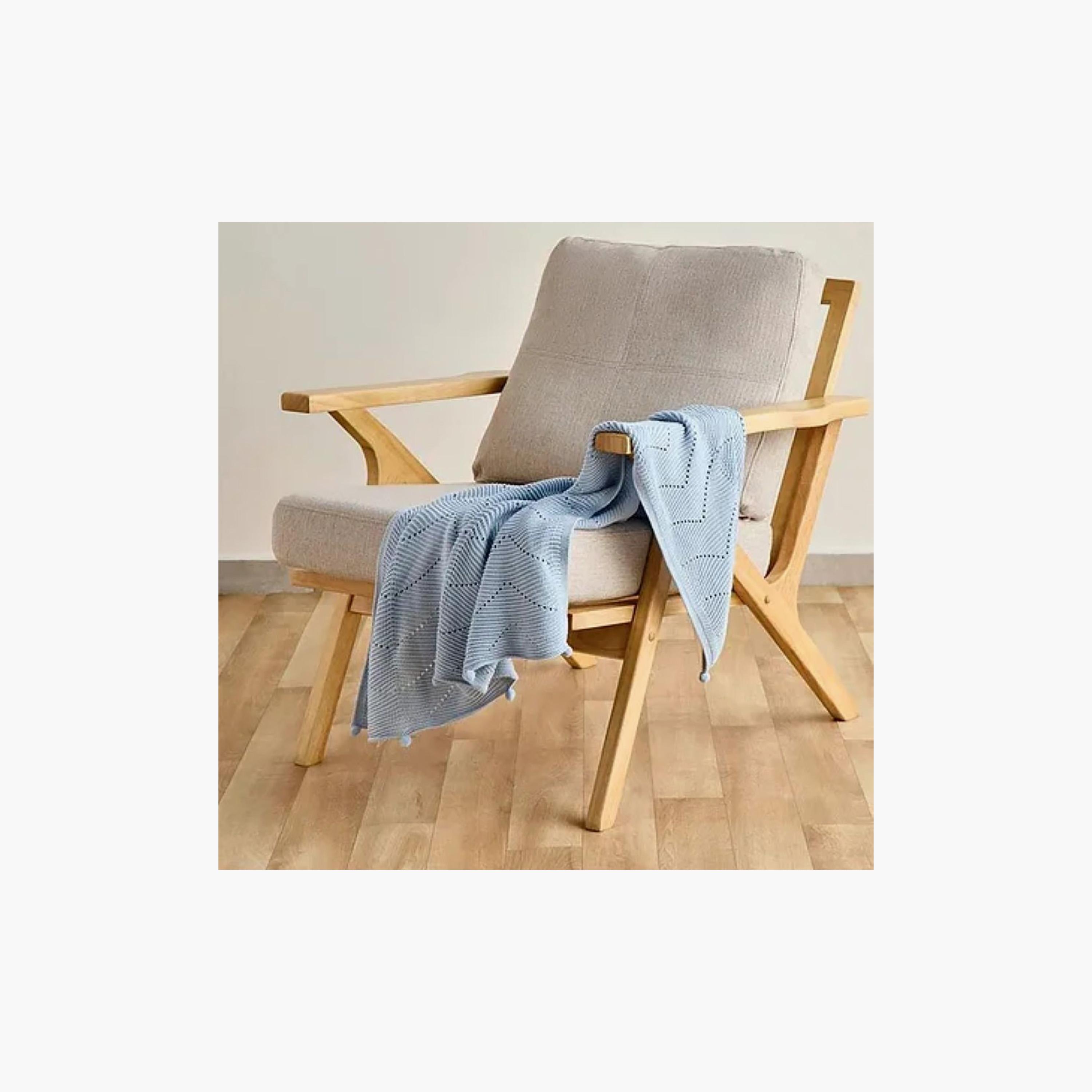 بطانية محبوكة من القطن العضوي أزرق بالاد من نيني بيبي-baby-nursery-blanketsandswaddles-blanketsandquilts-image-3
