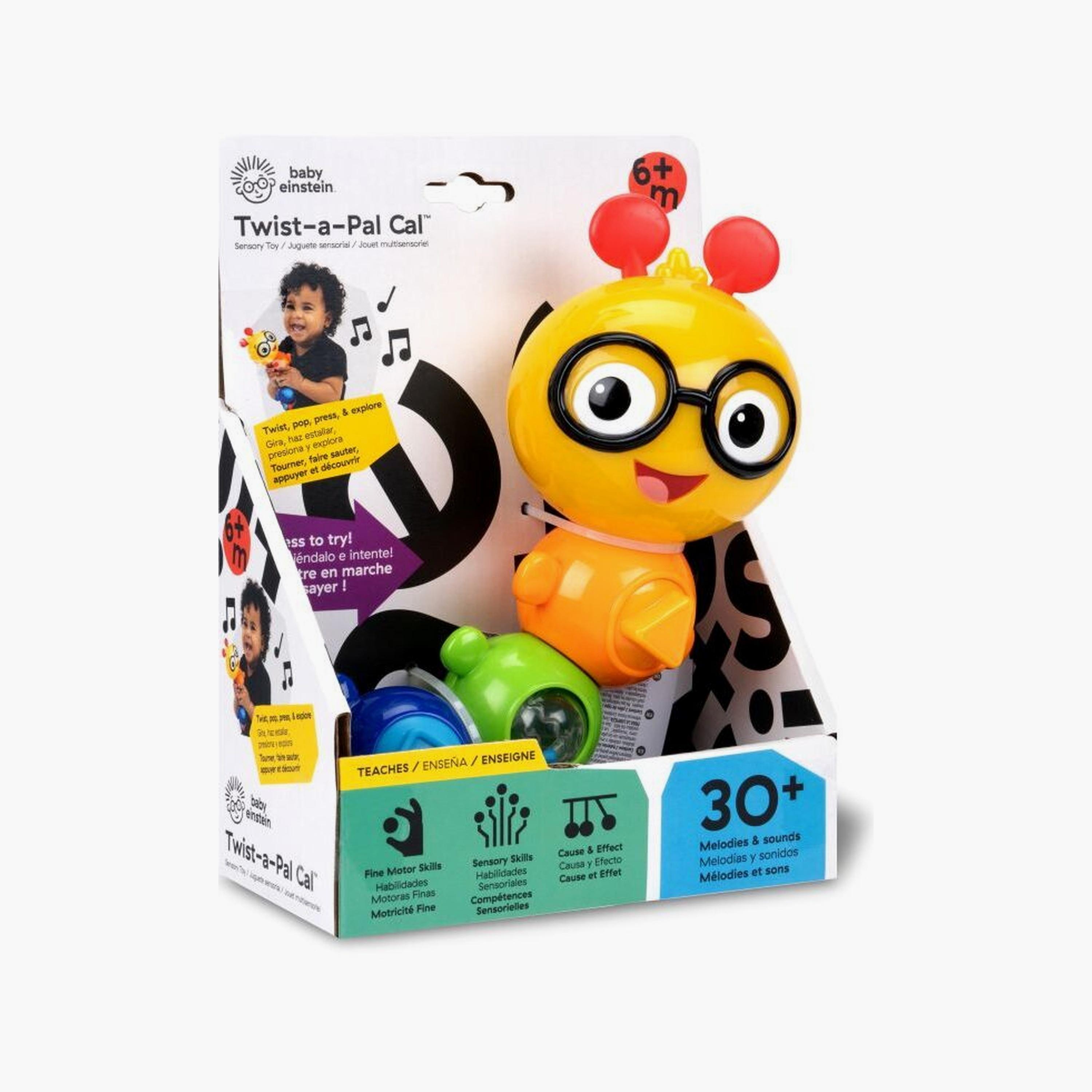 Baby Einstein Twist-a-Pal Cal Sensory Toy with Lights & Sounds-toys-babyandtoddlertoys-lightsandmusicaltoys-image-2