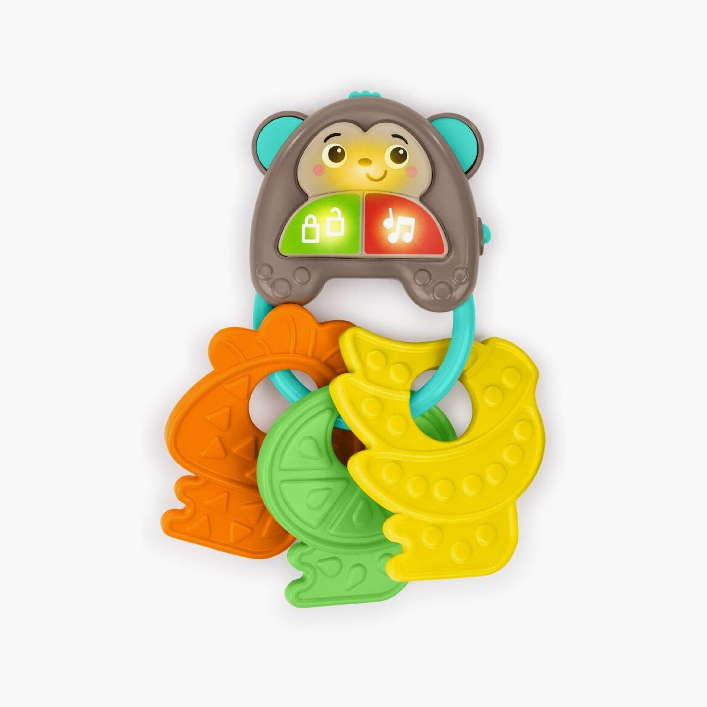 Bright Starts Musical MonKeys Electronic Car Key Toy-toys-babyandtoddlertoys-lightsandmusicaltoys-image-1