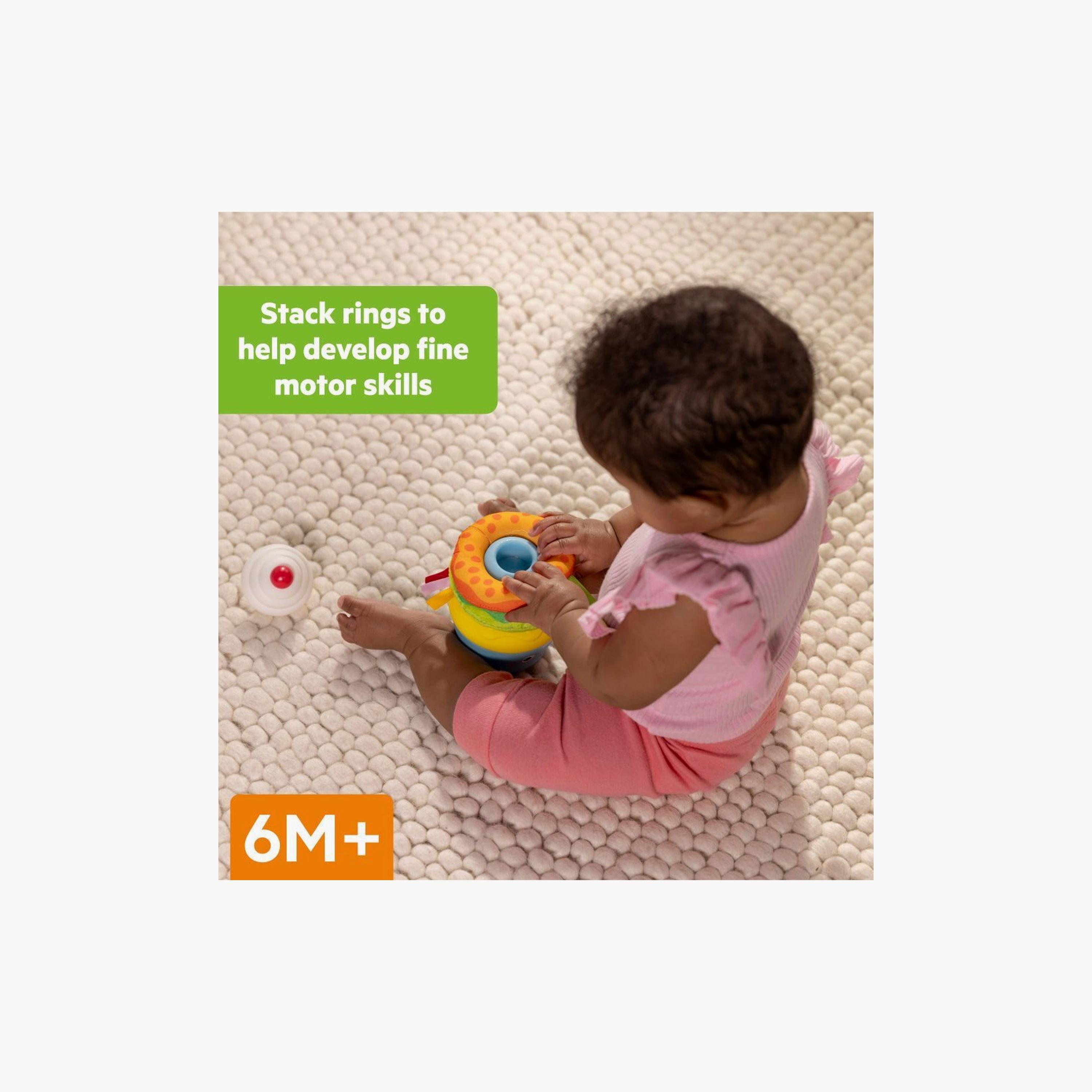 Bright Starts Cupcake Tower Stacking Toy with Teether-toys-babyandtoddlertoys-rattlesandteethers-image-3