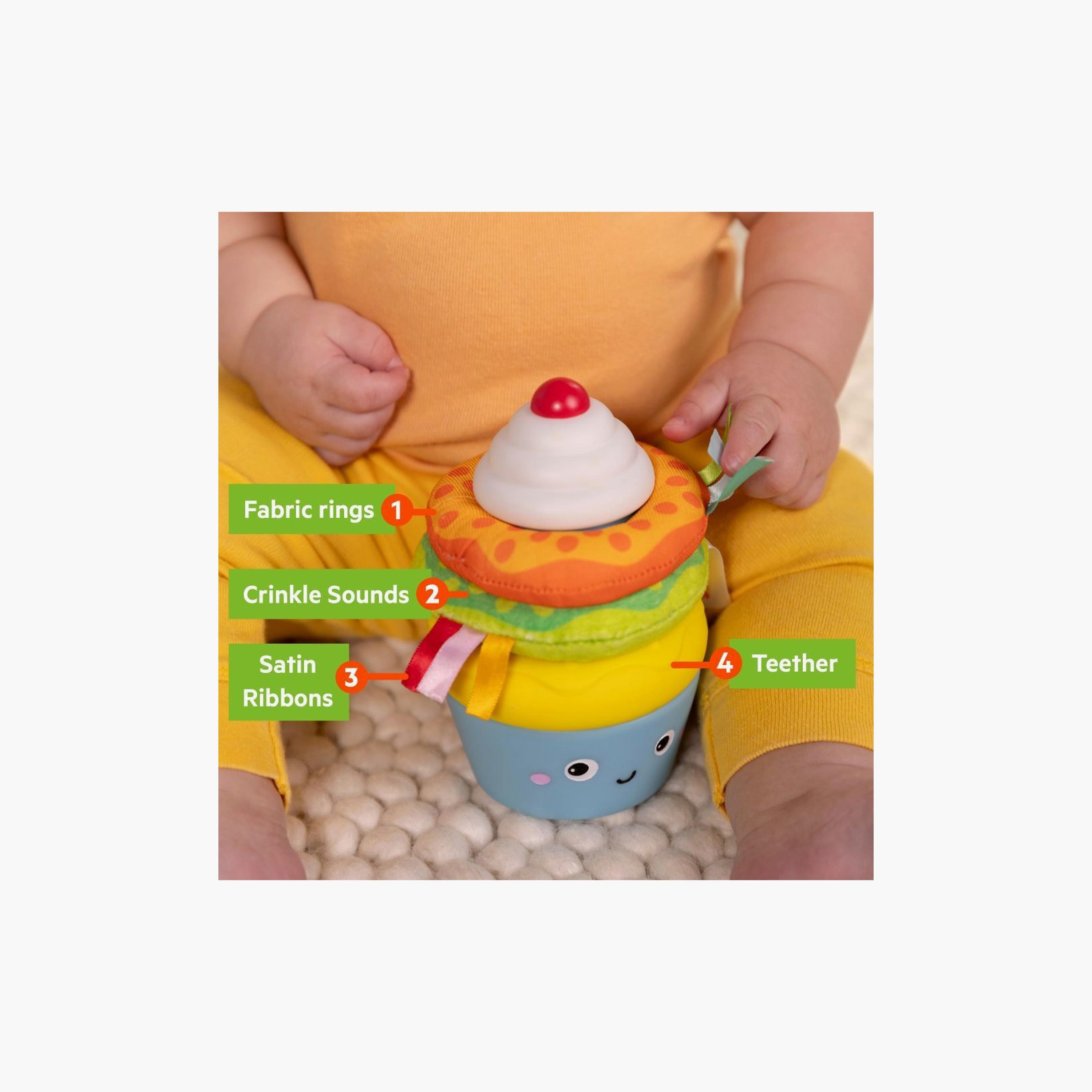 Bright Starts Cupcake Tower Stacking Toy with Teether-toys-babyandtoddlertoys-rattlesandteethers-image-6