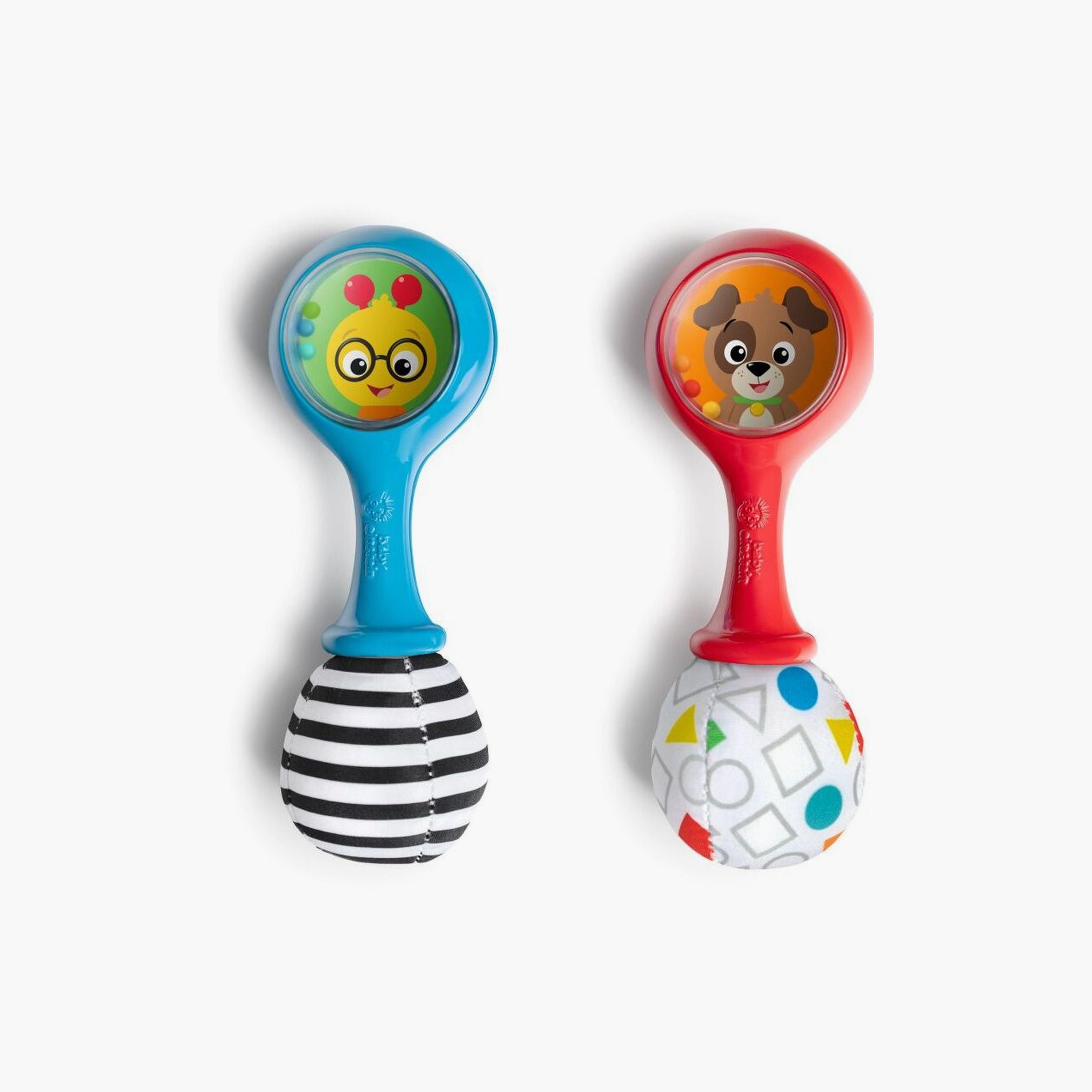 مجموعة ماراكاس لعب شيك آند جروف من قطعتين من بيبي آينشتاين-toys-educational-musicaltoys-image-1
