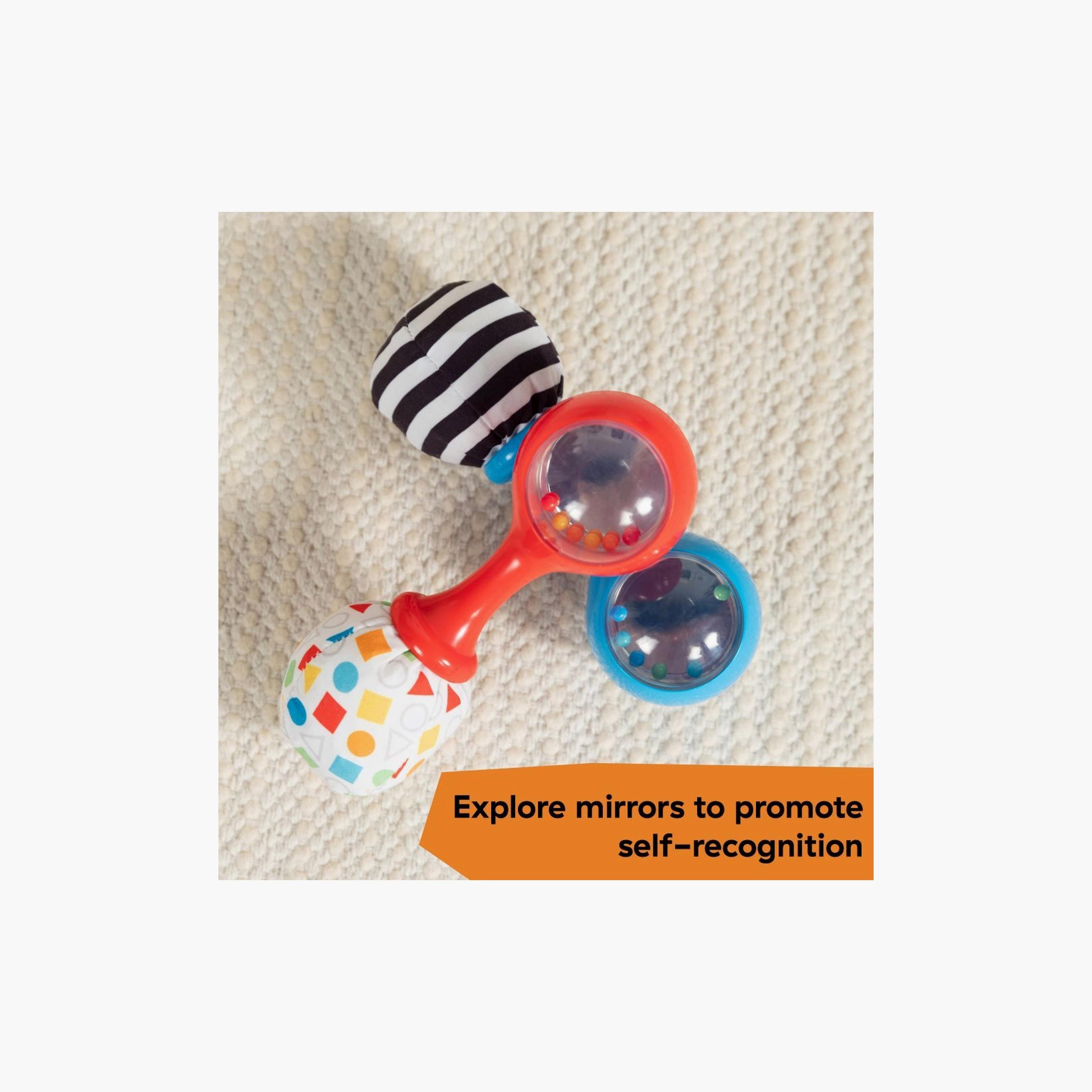 مجموعة ماراكاس لعب شيك آند جروف من قطعتين من بيبي آينشتاين-toys-educational-musicaltoys-image-5