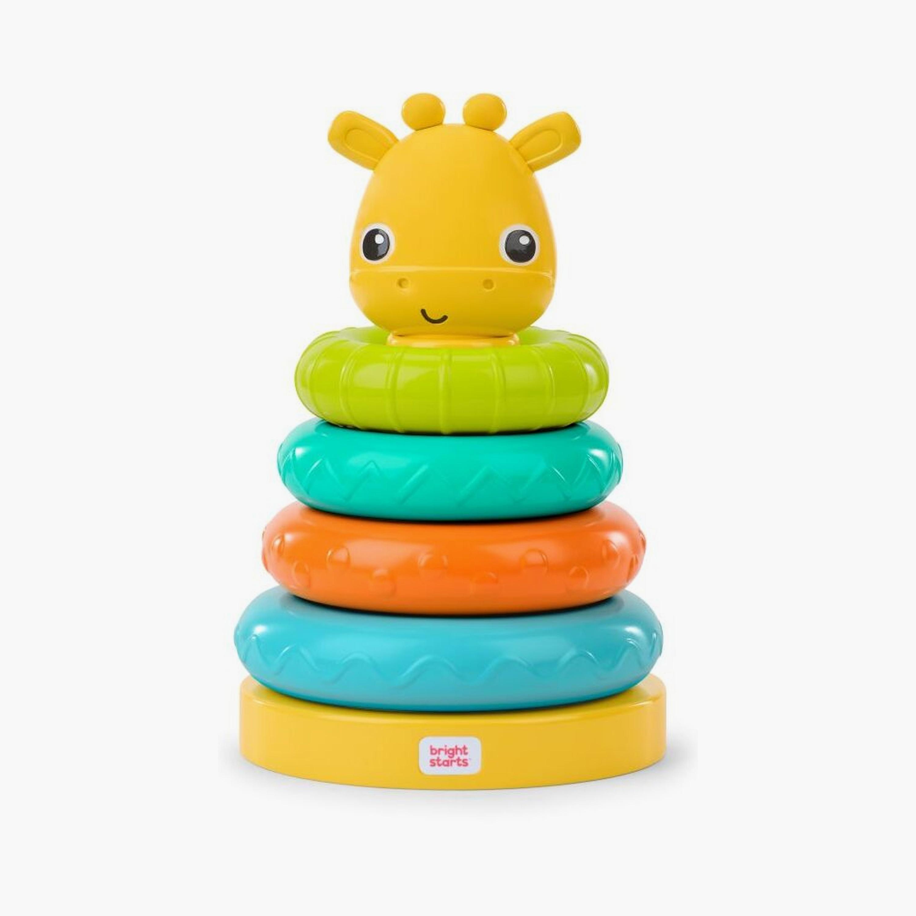 لعبة تكديس تاور زرافة من برايت ستارتس-toys-babyandtoddlertoys-stackingandnestingtoys-image-1