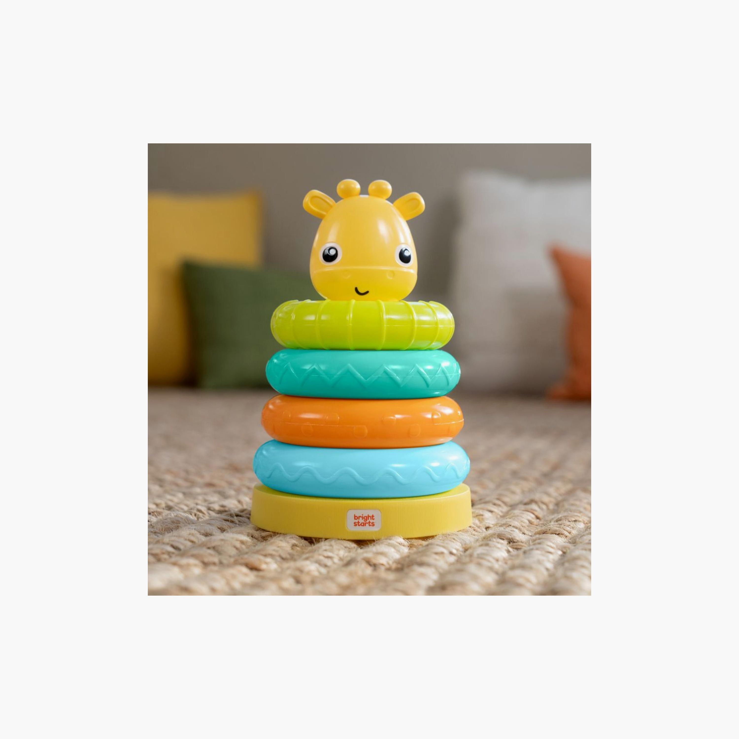لعبة تكديس تاور زرافة من برايت ستارتس-toys-babyandtoddlertoys-stackingandnestingtoys-image-5