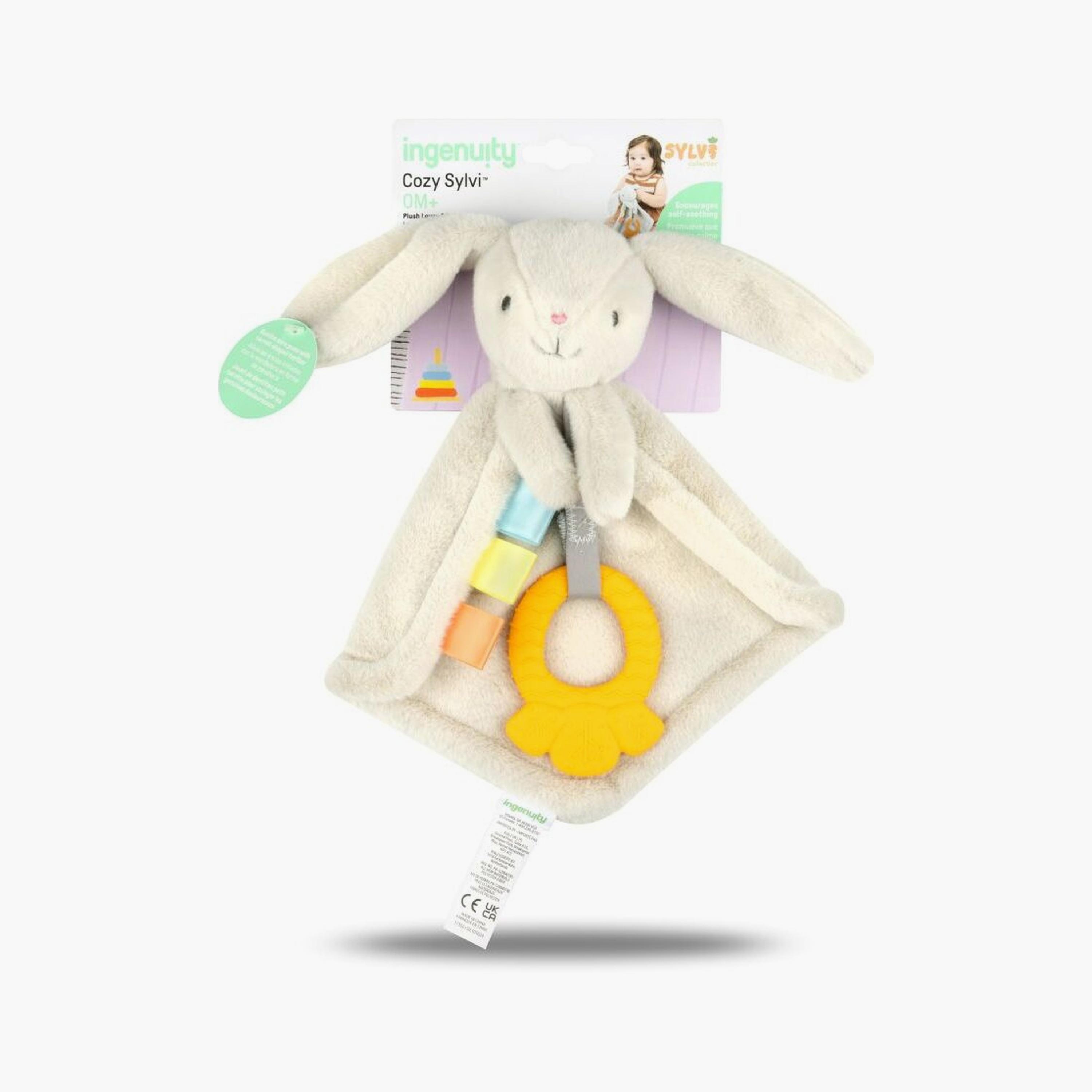 لعبة قطيفة وعضاضة كوزي سيلفي من إنجينويتي-toys-babyandtoddlertoys-rattlesandteethers-image-2