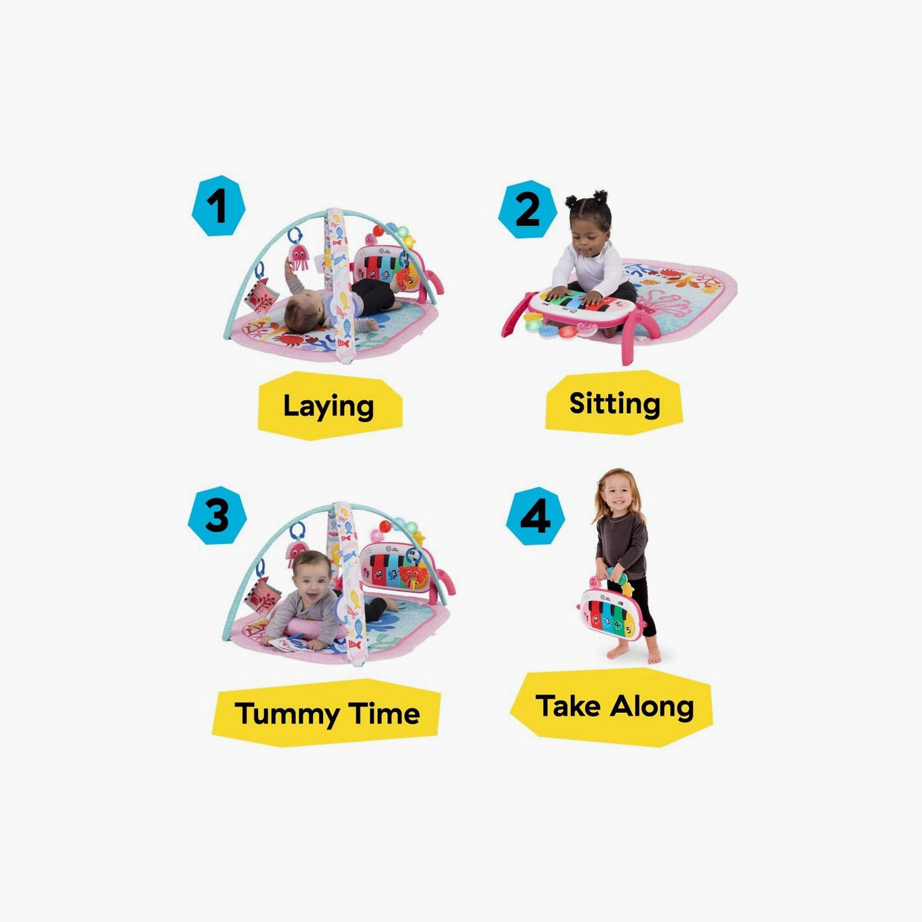 Baby Einstein 4-in-1 Kickin’ Tunes Jellyfish Jamboree Discovery Gym-baby-infantactivity-playgyms-image-2