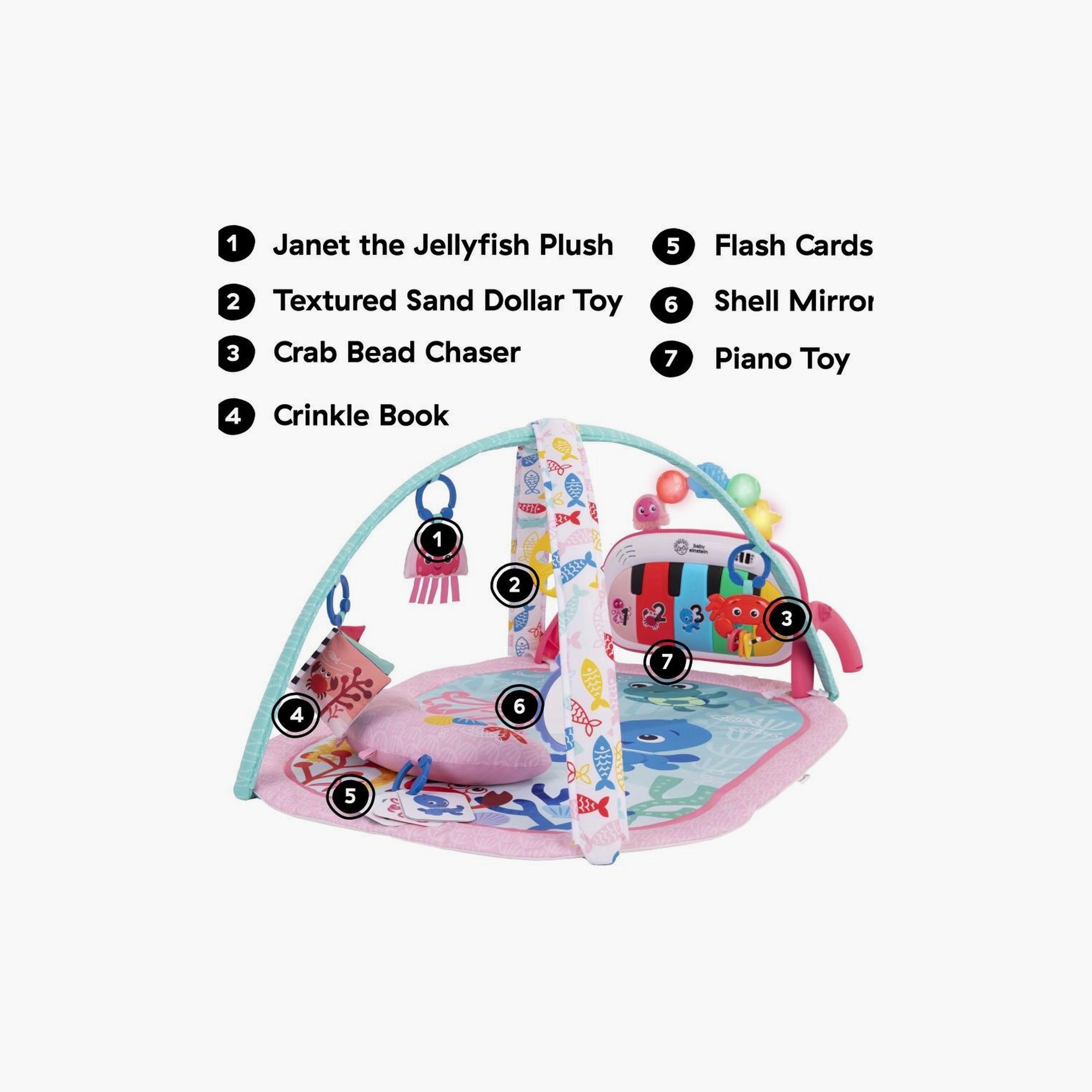 Baby Einstein 4-in-1 Kickin’ Tunes Jellyfish Jamboree Discovery Gym-baby-infantactivity-playgyms-image-3