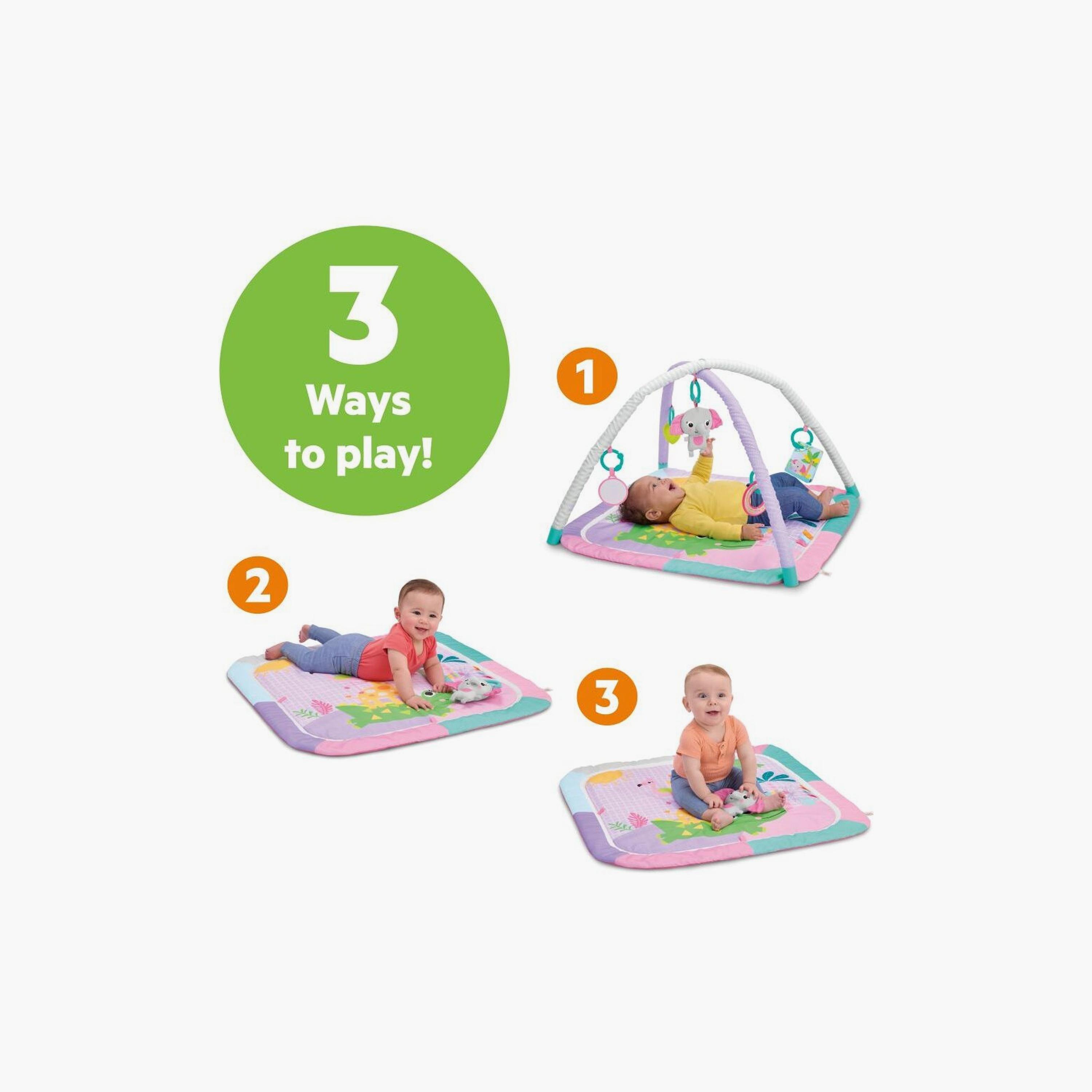 Bright Starts Wild Wiggles Sweet Safari FoldAway Activity Gym-baby-infantactivity-playgyms-image-5