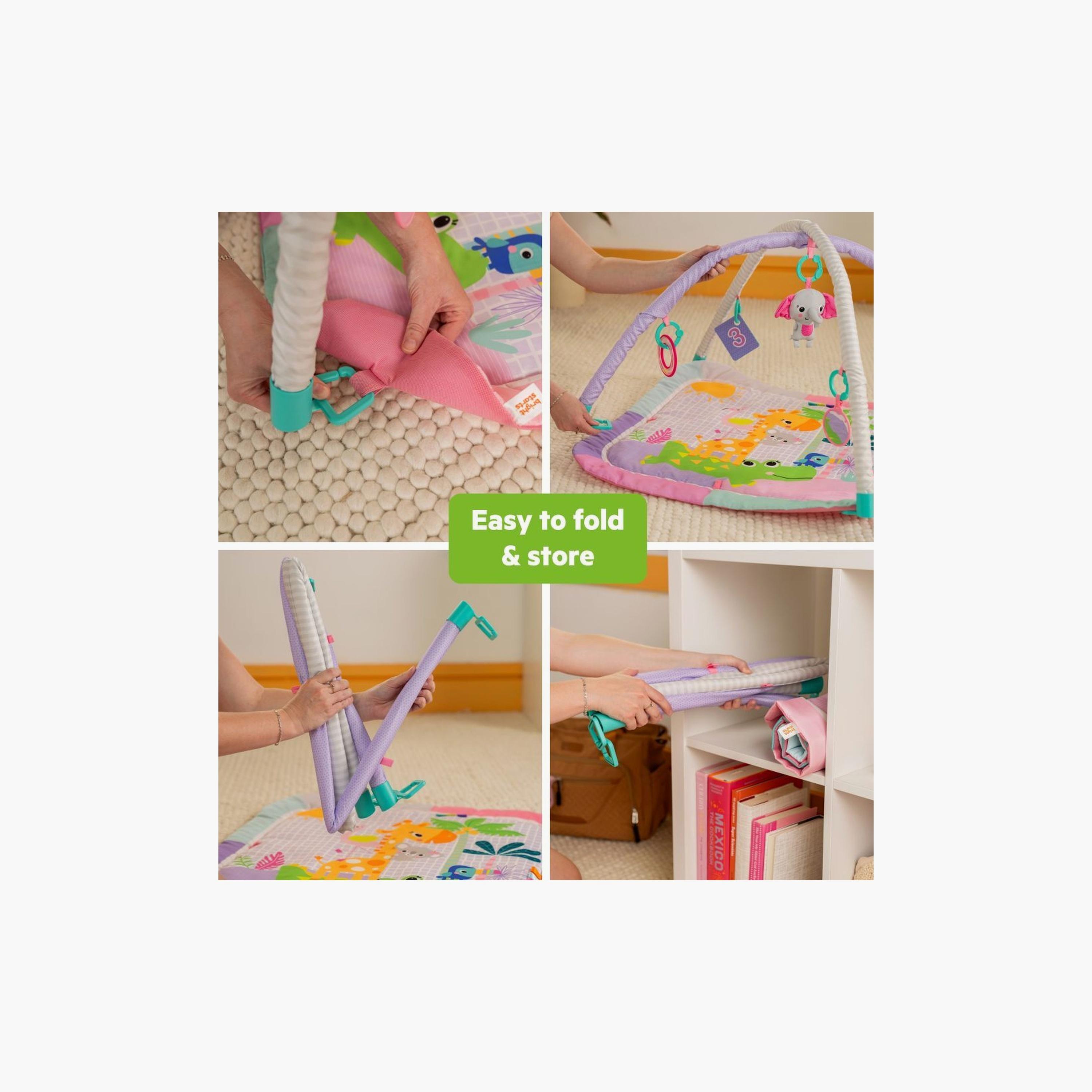 Bright Starts Wild Wiggles Sweet Safari FoldAway Activity Gym-baby-infantactivity-playgyms-image-6