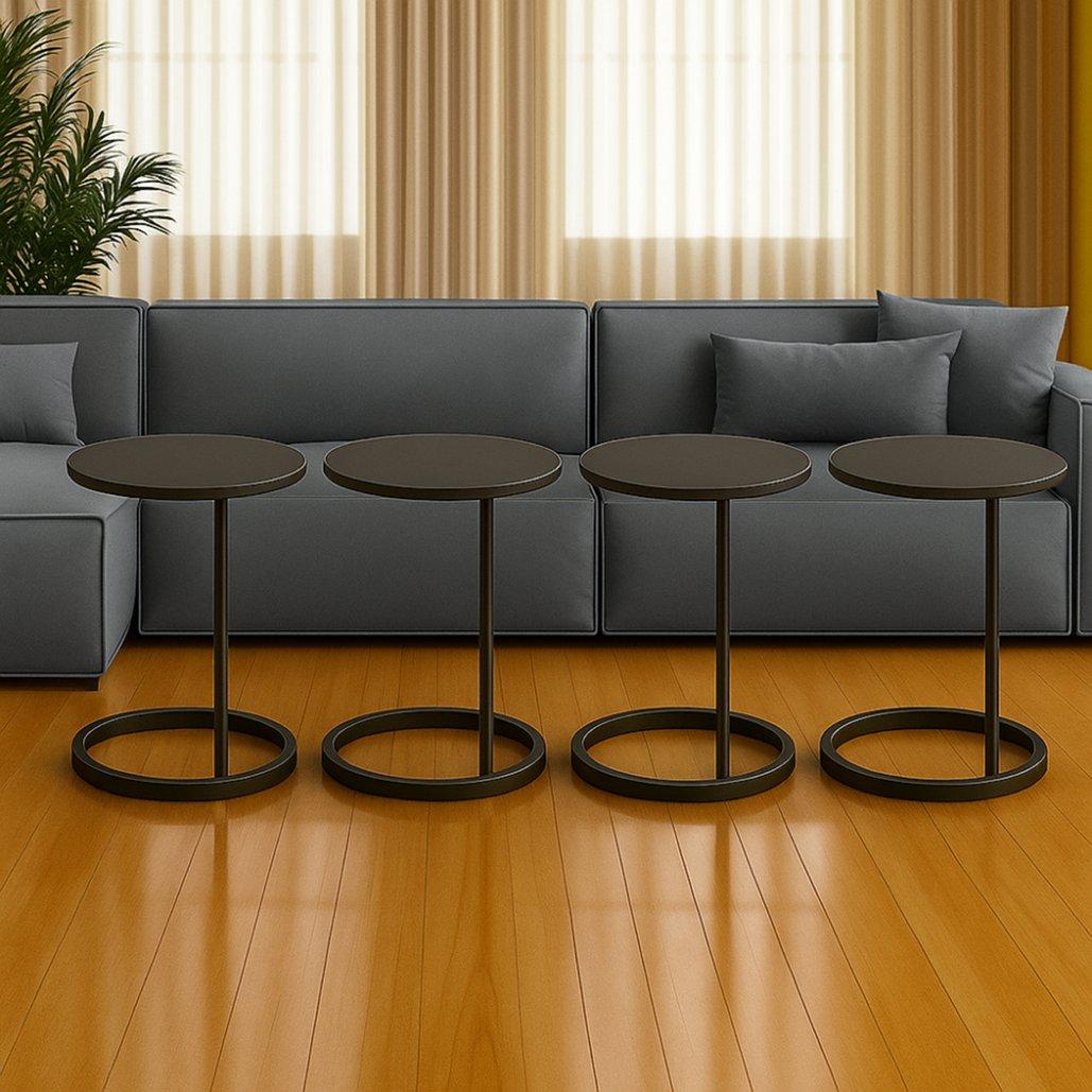 Iron 4-Piece Serving Table Set - 30x55 cms-furniture-livingroom-coffeetables-image-2