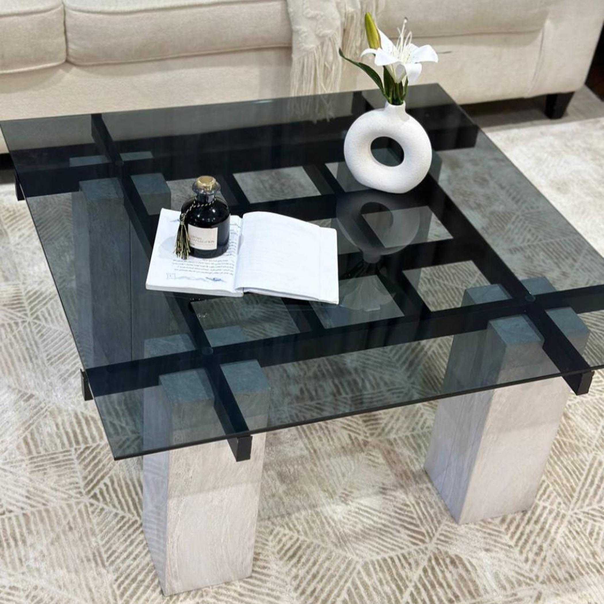 TODO 5-piece Glass Top Coffee Table and Side Table Set-furniture-livingroom-coffeetables-image-5