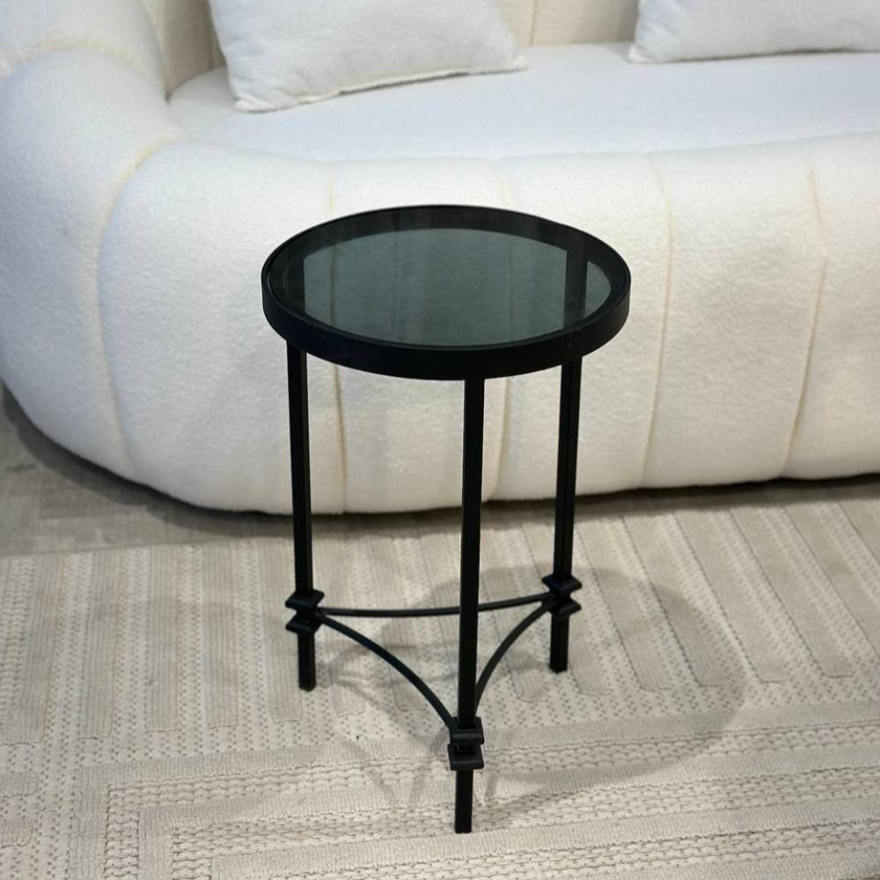 Glass Top 5-Piece Coffee Table and Side Table Set-furniture-livingroom-coffeetables-image-4