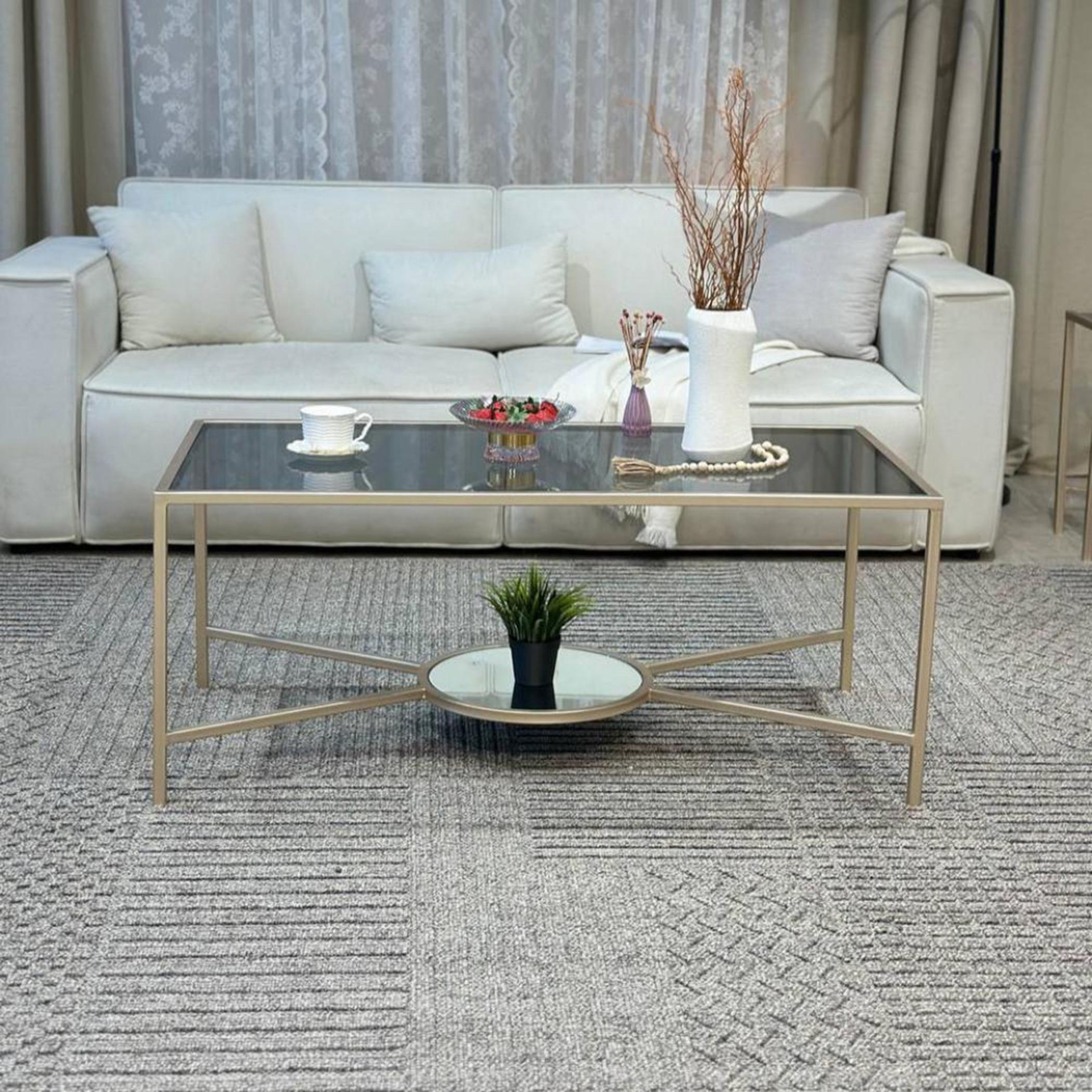 Glass Top 7-Piece Coffee Table and Side Table Set-furniture-livingroom-coffeetables-image-4