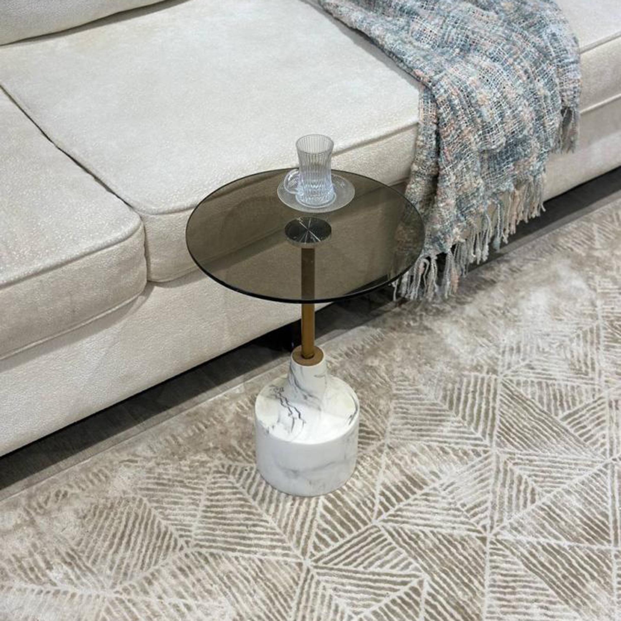 Glass Top Serving Table - 35x35x55 cms-furniture-livingroom-sideandendtables-image-3