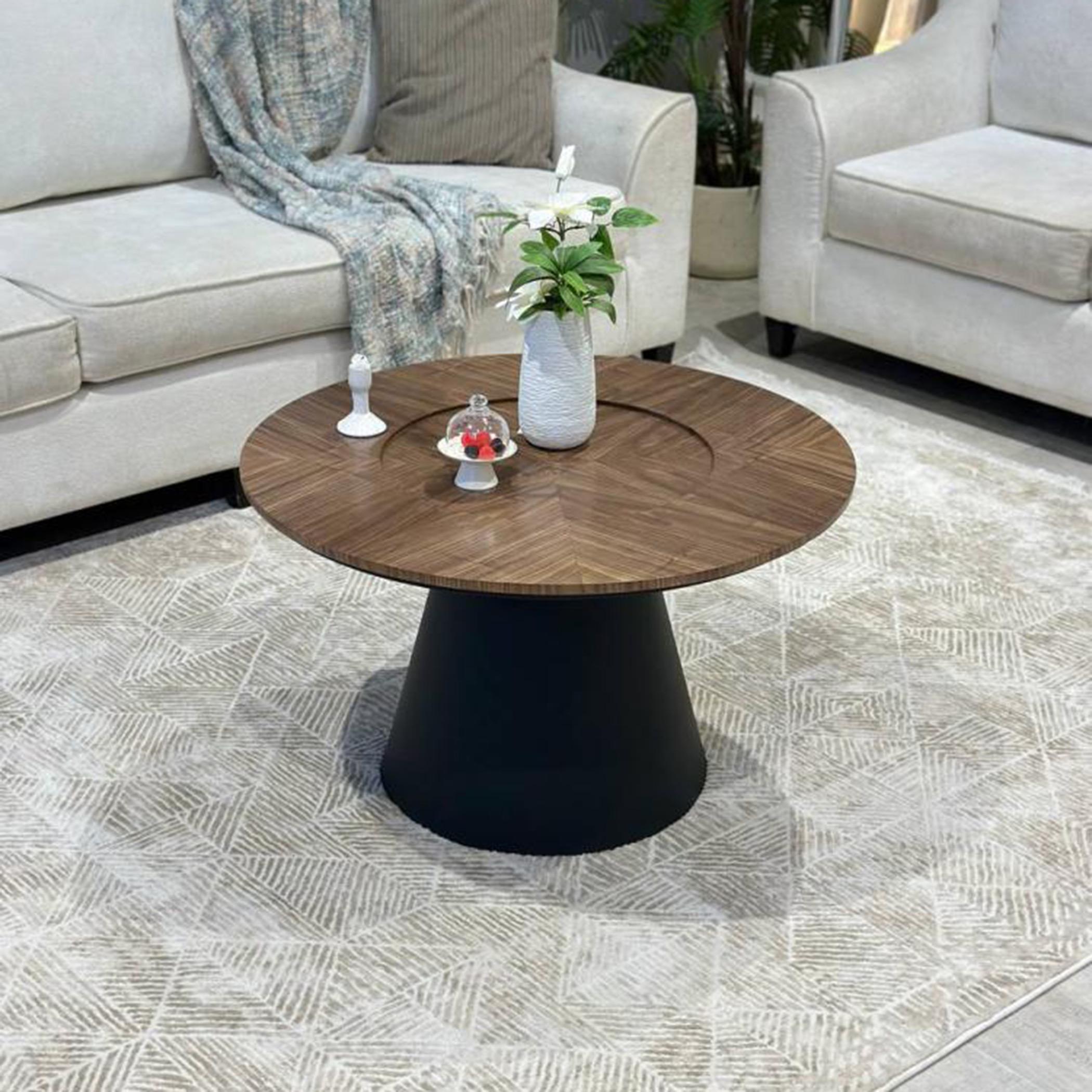 Wooden Top 6-Piece Coffee Table and Side Table Set-furniture-livingroom-coffeetables-image-5