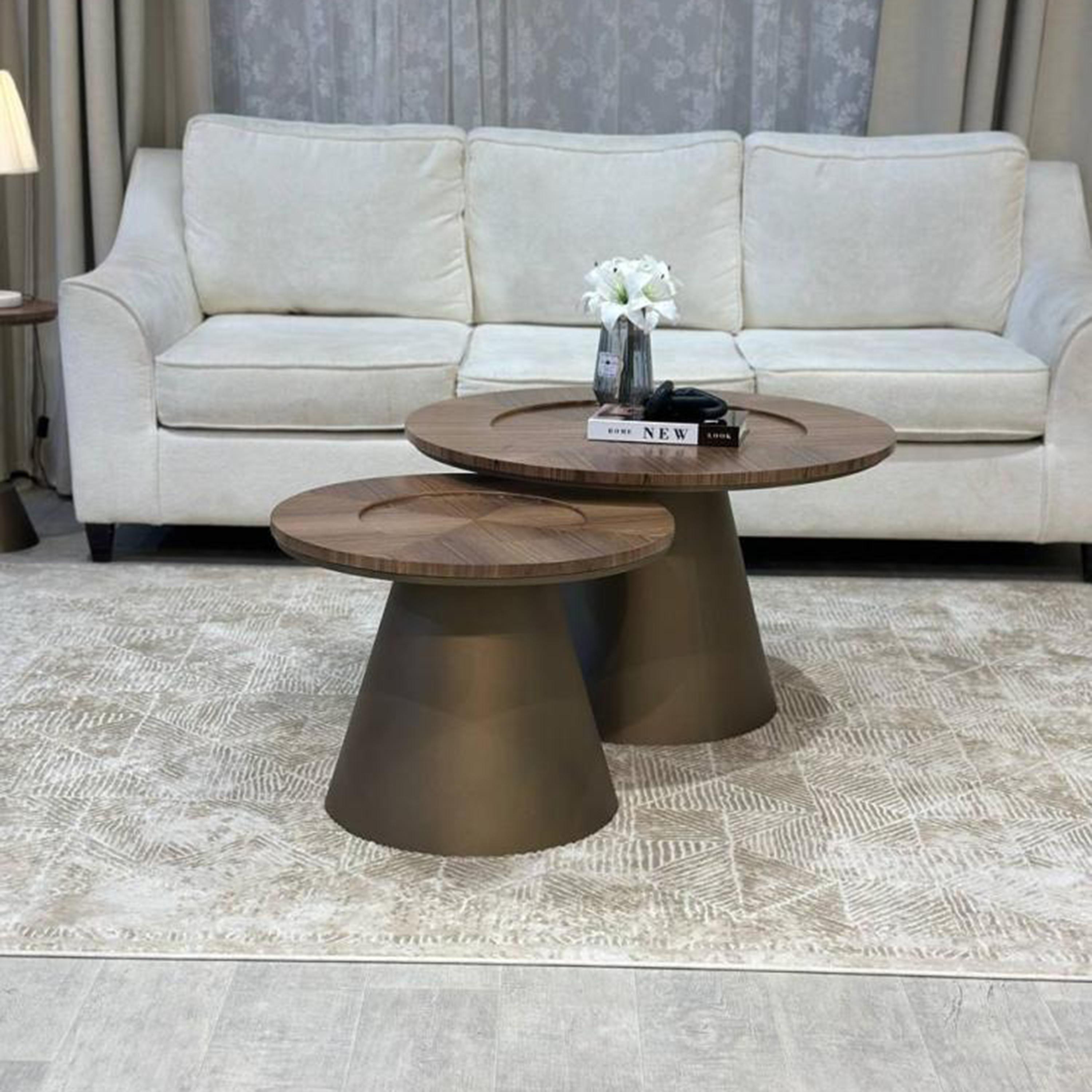 Wooden Top 6-Piece Coffee Table and Side Table Set-furniture-livingroom-coffeetables-image-2