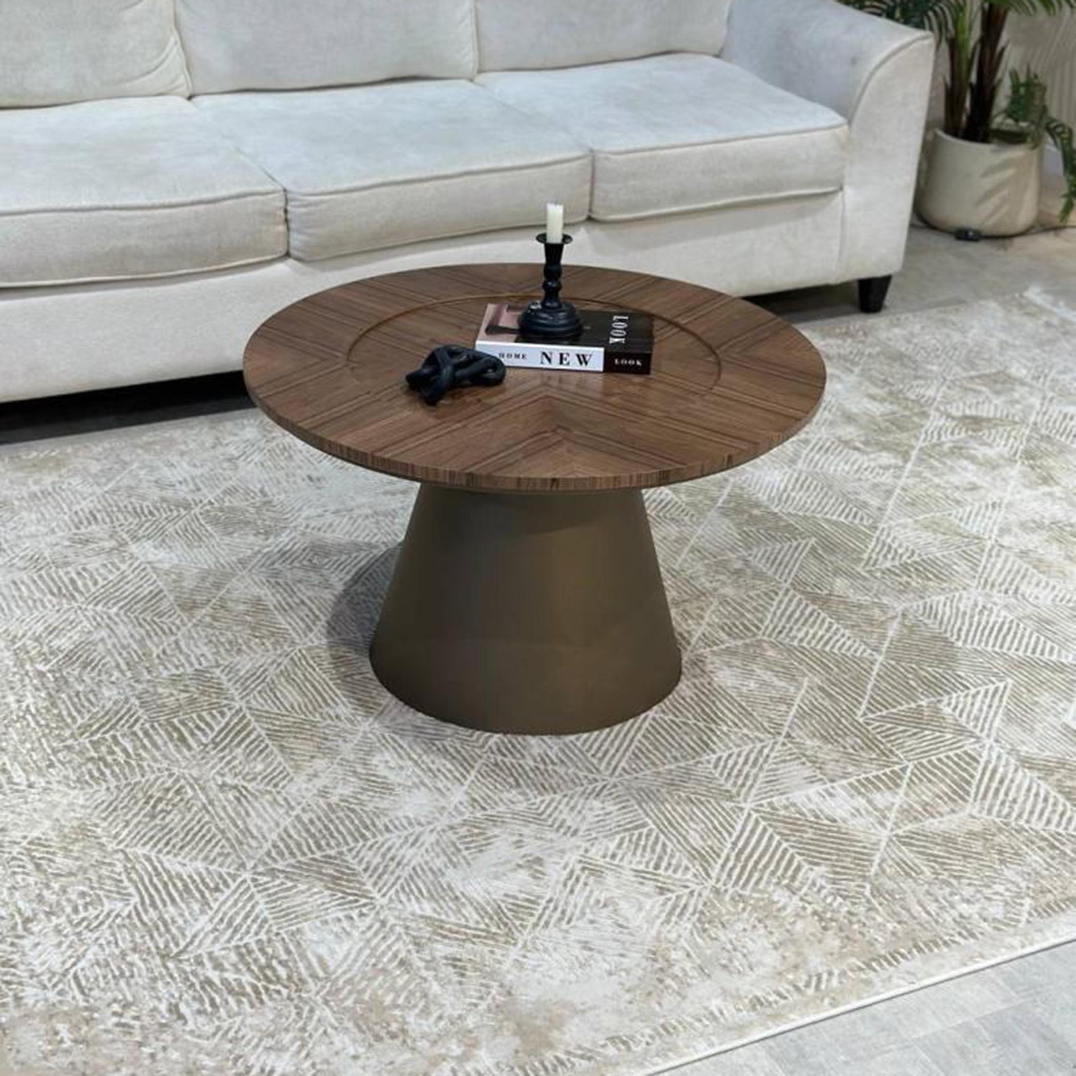 Wooden Top 6-Piece Coffee Table and Side Table Set-furniture-livingroom-coffeetables-image-5