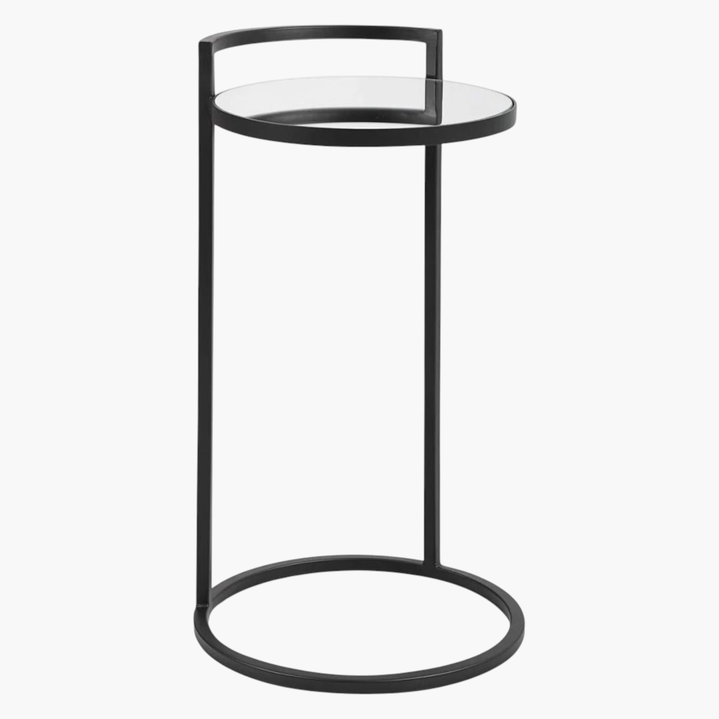 Glass Top Side Table - 35x35x55 cms-furniture-livingroom-sideandendtables-image-3