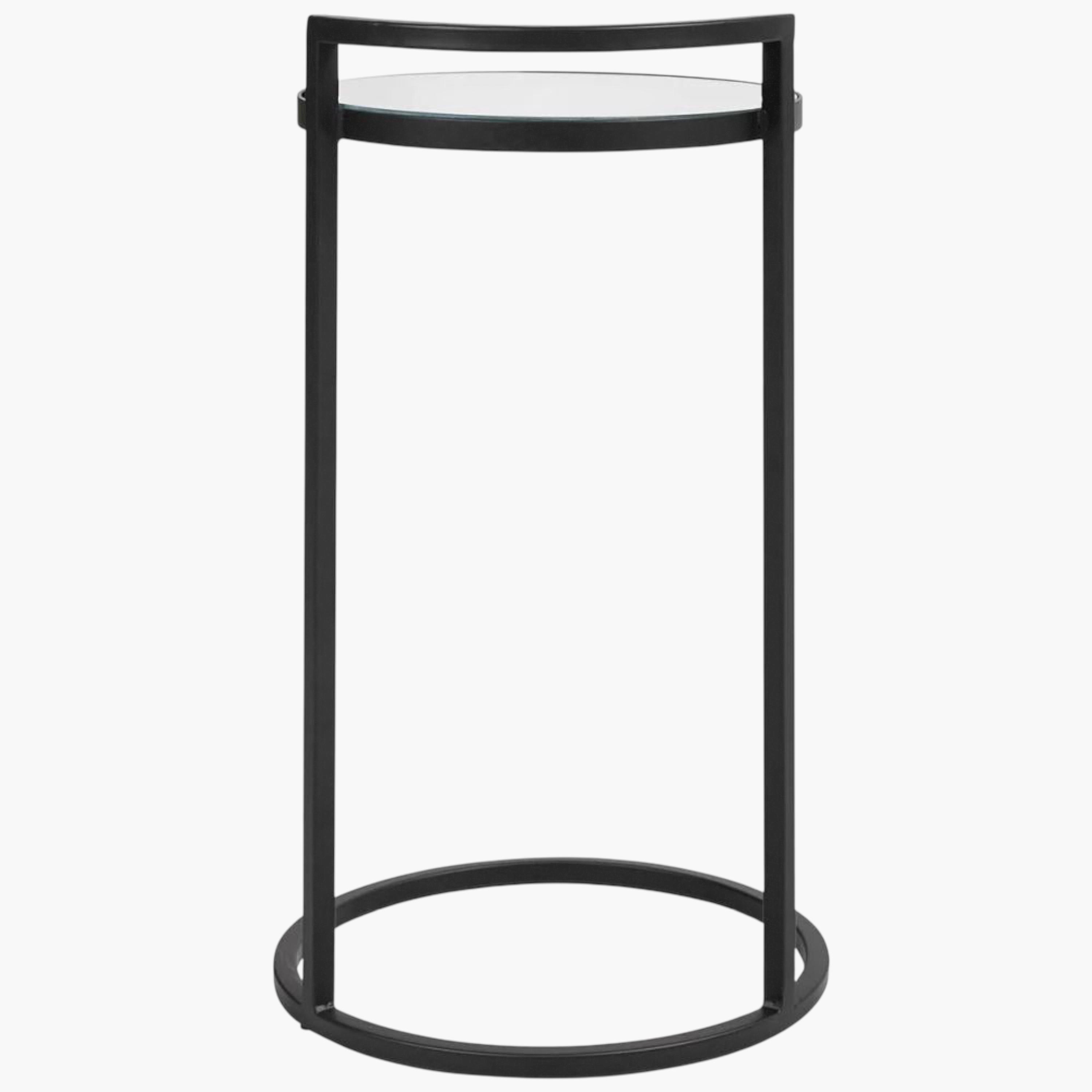 Glass Top Side Table - 35x35x55 cms-furniture-livingroom-sideandendtables-image-4