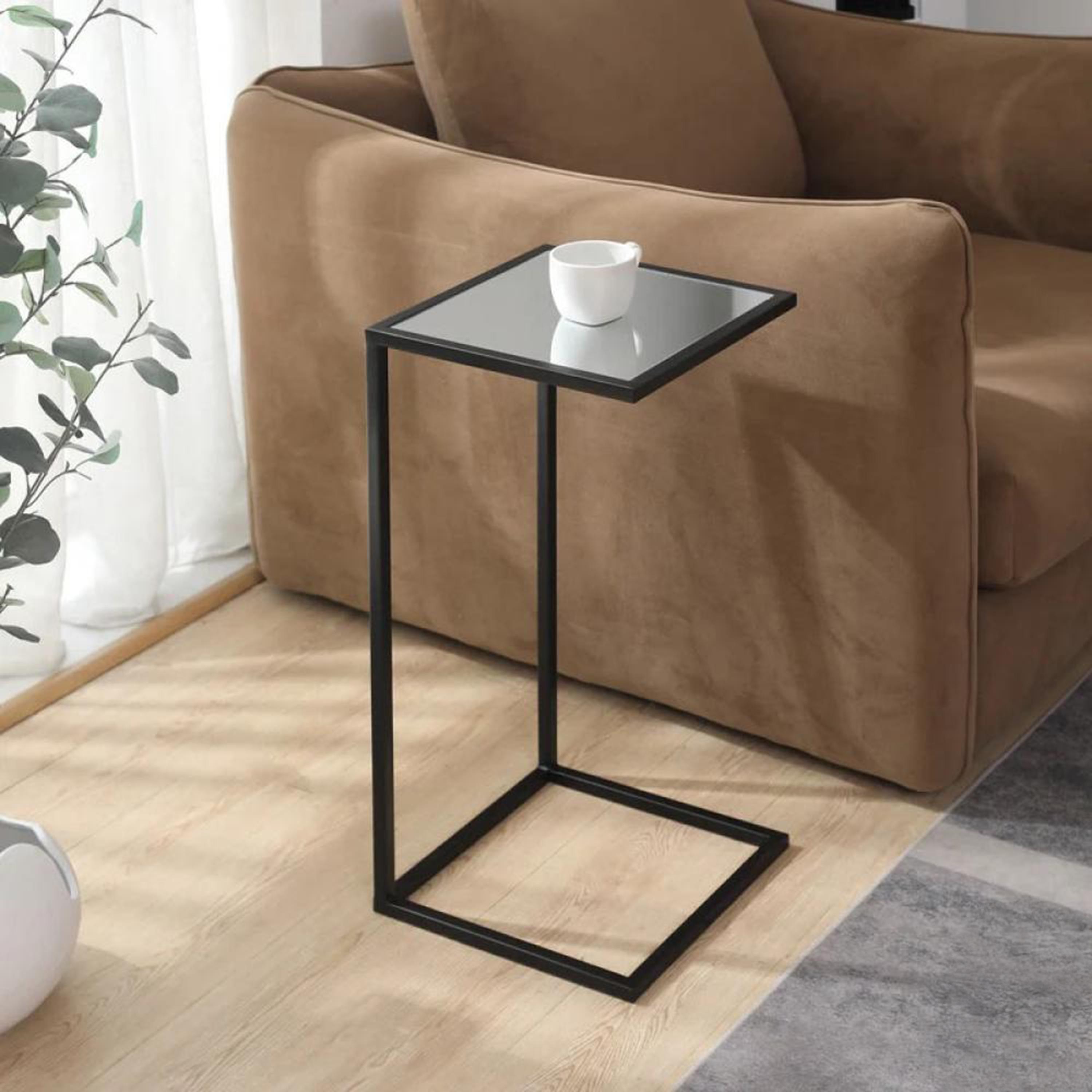 Glass Top Side Table-furniture-livingroom-sideandendtables-image-1