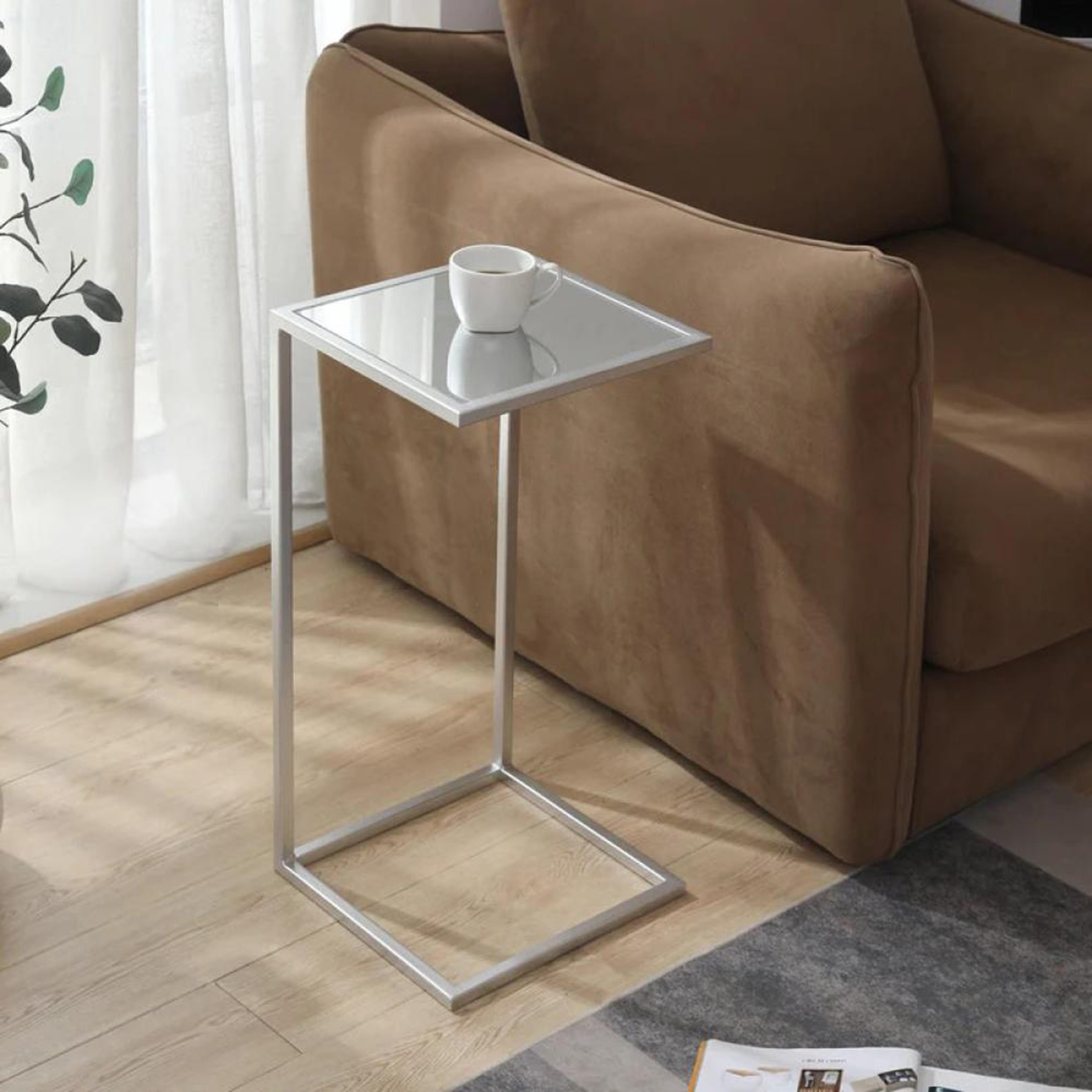 Glass Top Side Table-furniture-livingroom-sideandendtables-image-1
