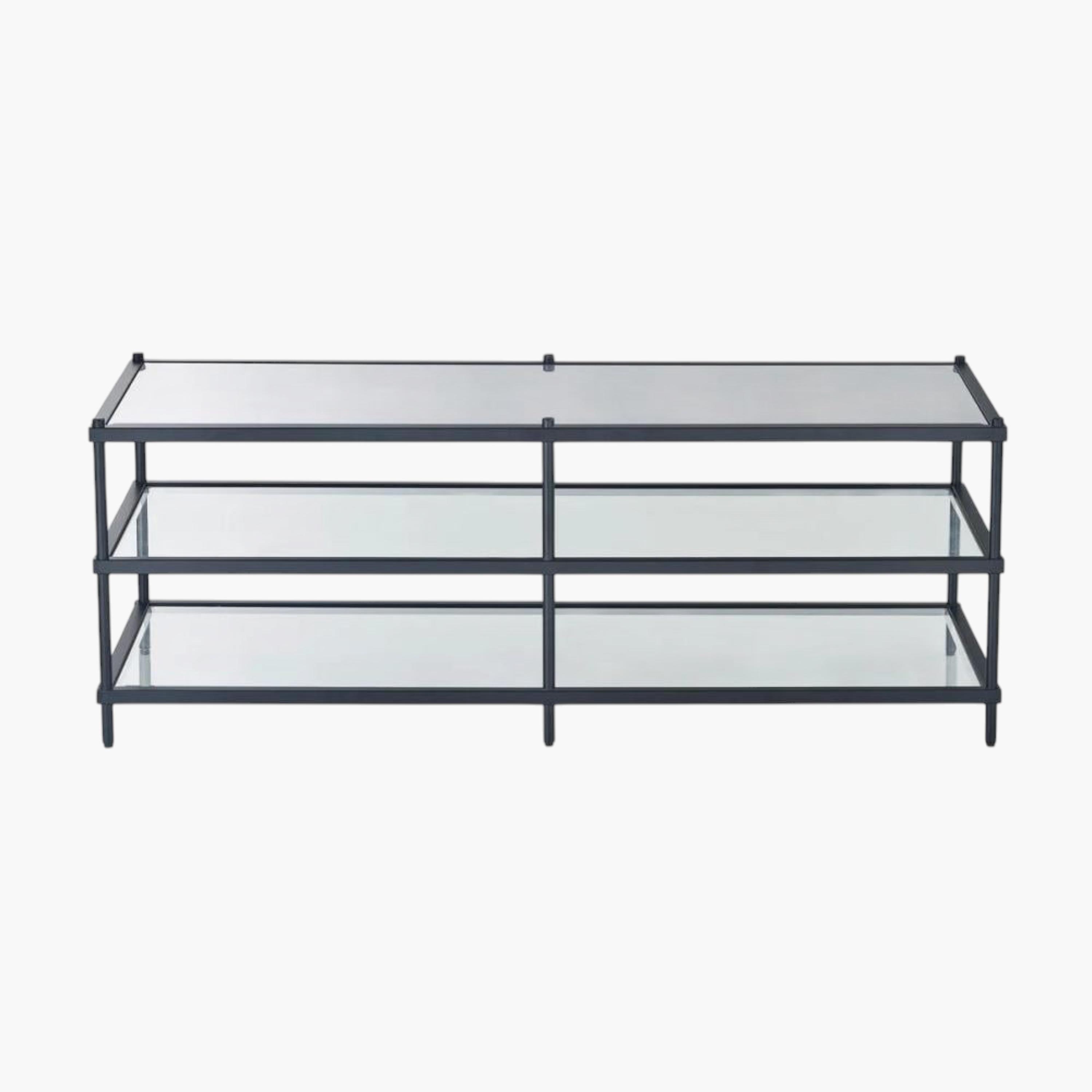 Glass Top 3-Tier Coffee Table - 120x60x50 cms-furniture-livingroom-coffeetables-image-3