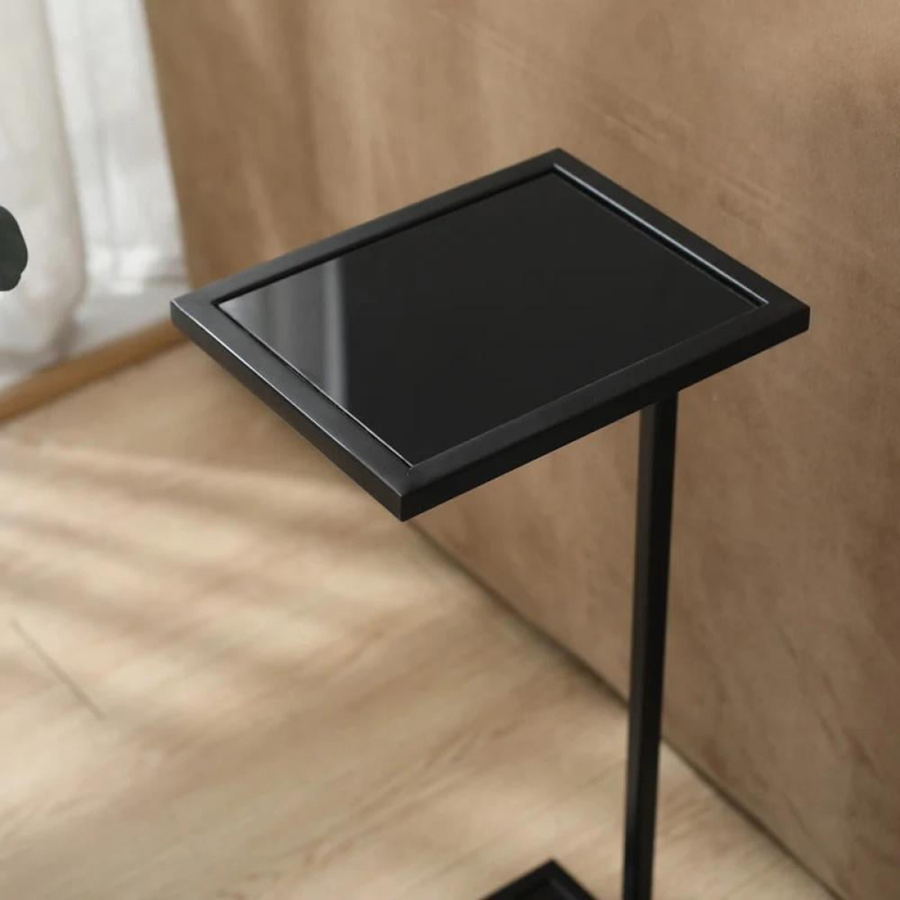 Glass Top Side Table - 30x24x60 cms-furniture-livingroom-coffeetables-image-3