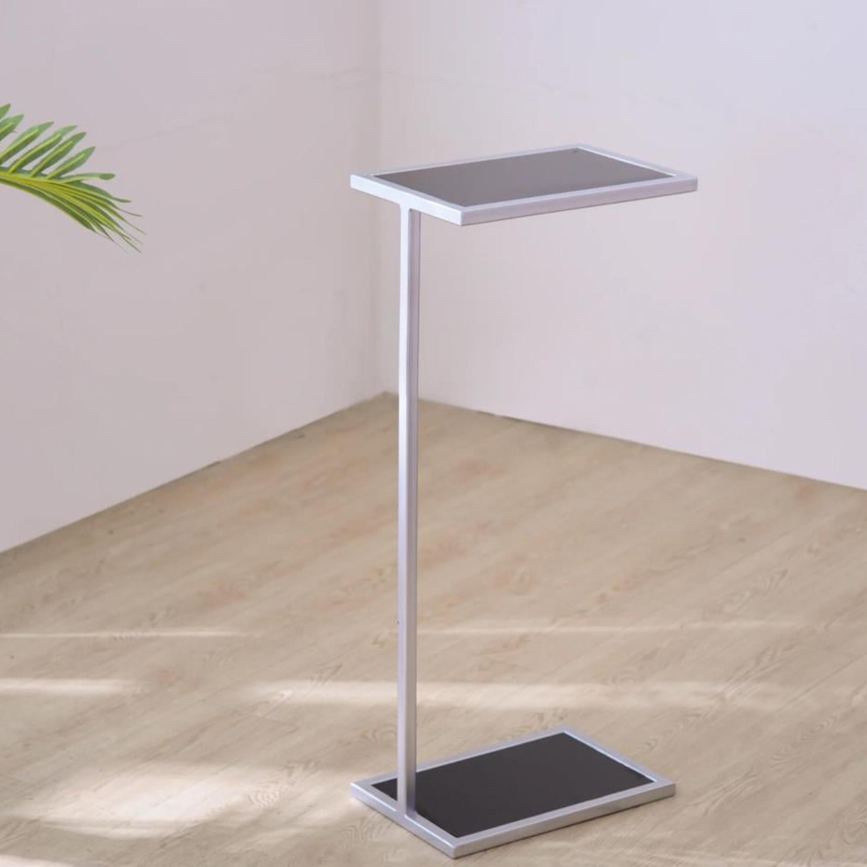 Glass Top Side Table - 30x24x60 cms-furniture-livingroom-sideandendtables-image-2