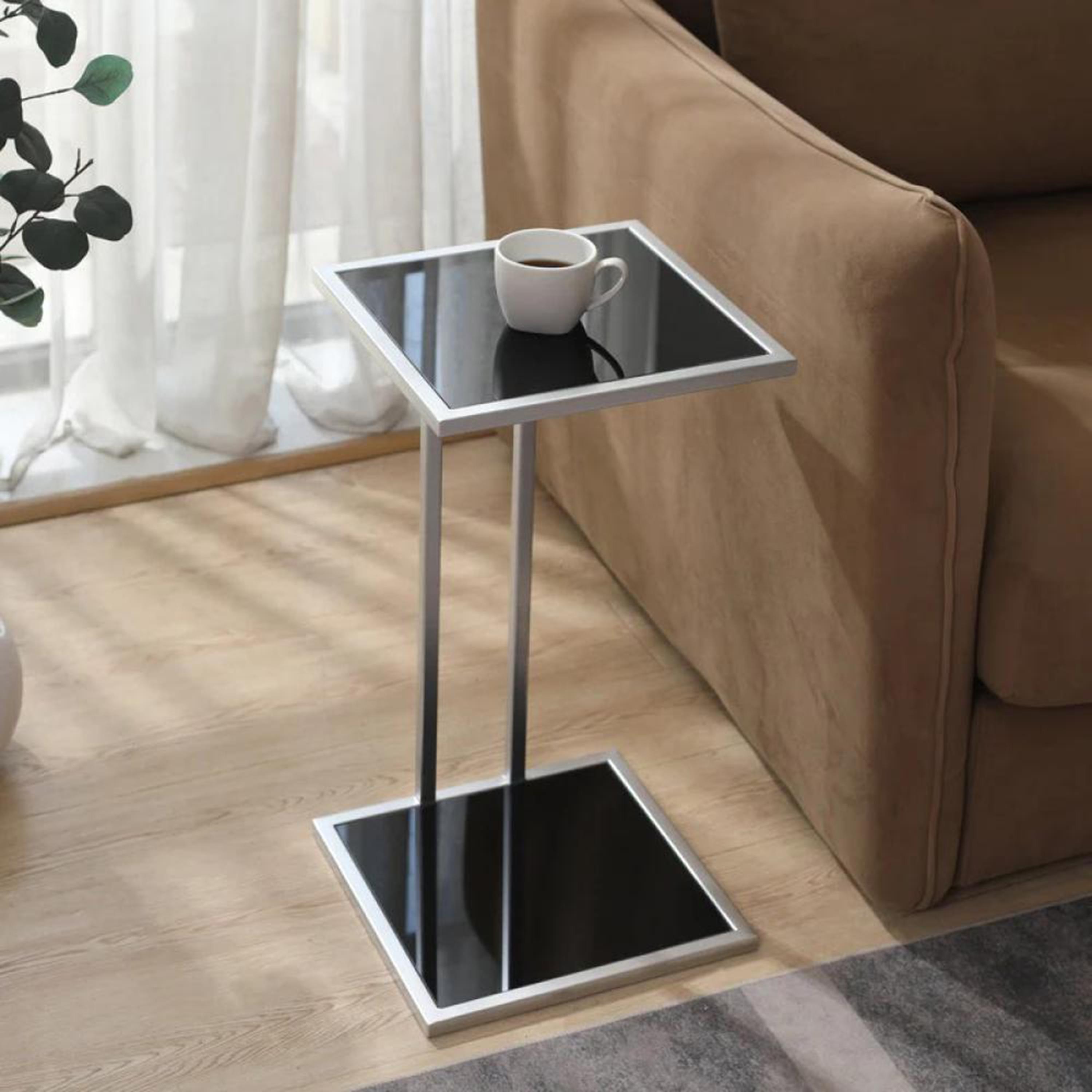 Glass Top Side Table - 32x32x58 cms-furniture-livingroom-sideandendtables-image-3