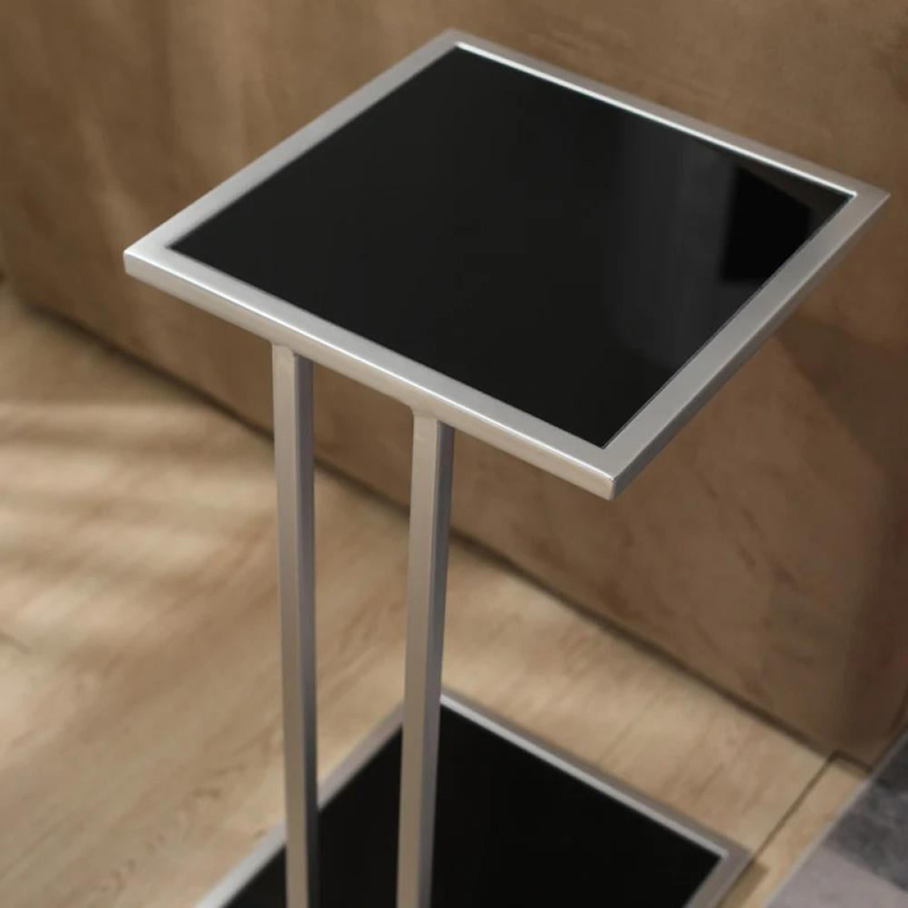 Glass Top Side Table - 32x32x58 cms-furniture-livingroom-sideandendtables-image-4